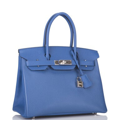 Bleu Brighton Epsom Leather Palladium Hardware