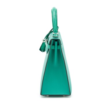 Vert Jade Matte Alligator Madame Touch Palladium Hardware