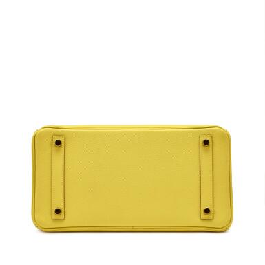 Lime Epsom Leather Gold Hardware