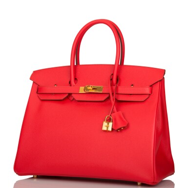 Rouge Tomate Epsom Leather Gold Hardware