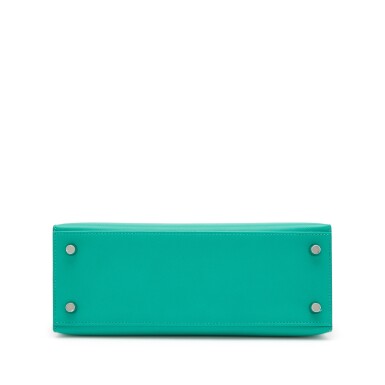 Vert Jade Matte Alligator Madame Touch Palladium Hardware