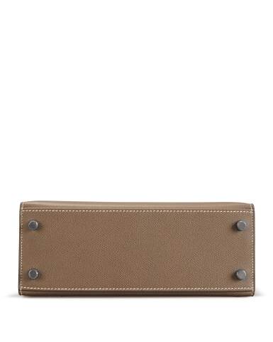 Taupe Epsom Leather Palladium Hardware