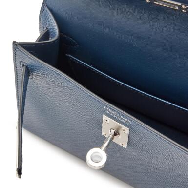 Bleu de Prusse Epsom Mini Kelly II 20 Palladium Hardware, 2023
