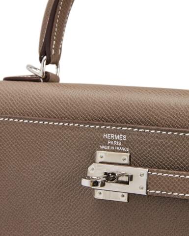 Taupe Epsom Leather Palladium Hardware