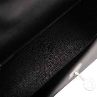 Black Epsom Leather Palladium Hardware