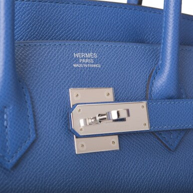 Bleu Brighton Epsom Leather Palladium Hardware