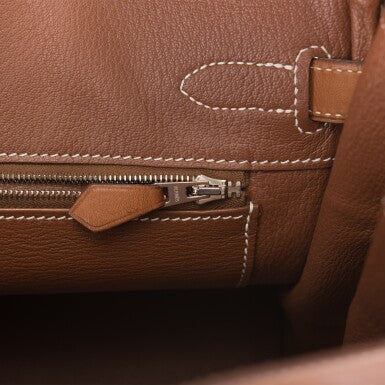 Fauve Ecru Barenia Toile Palladium Hardware