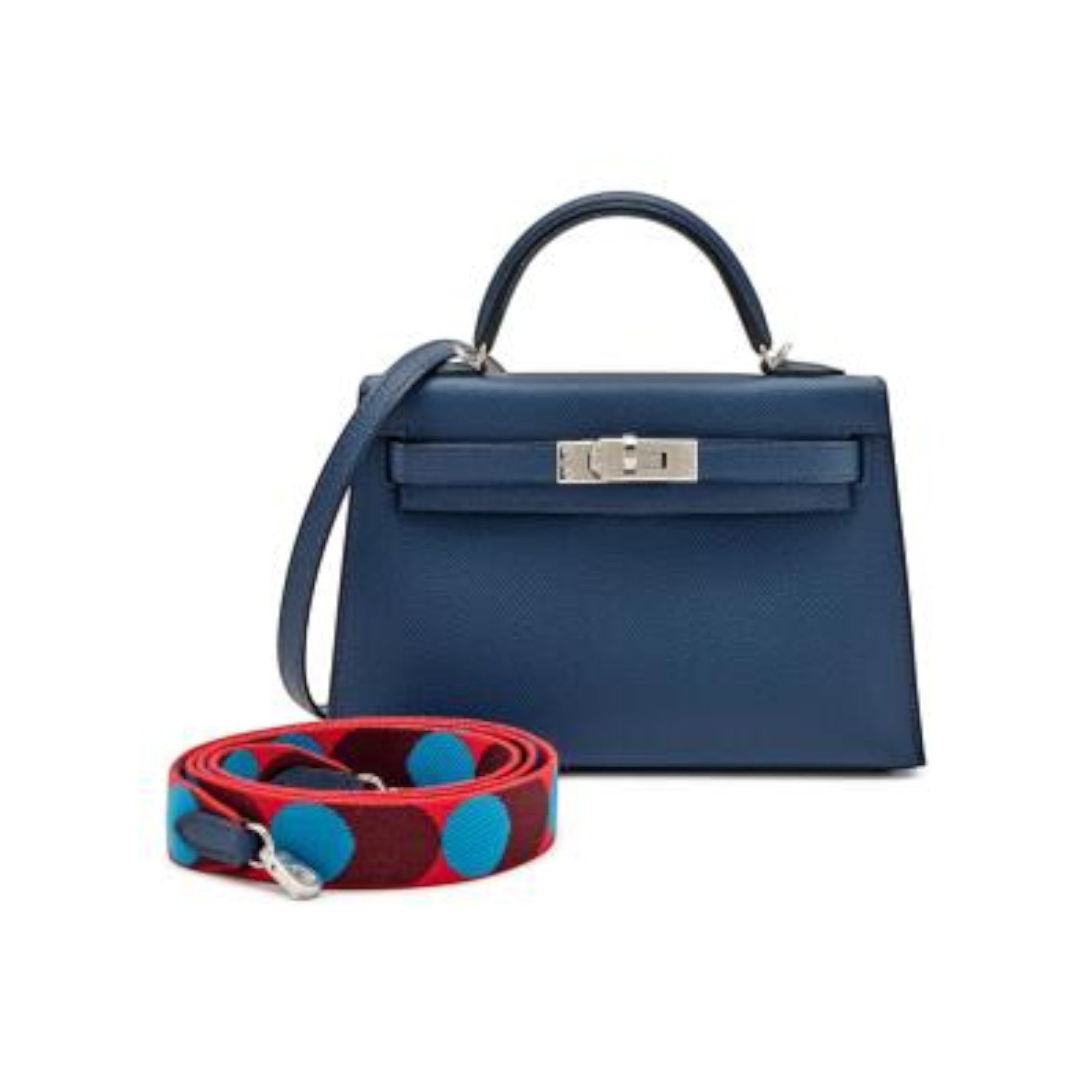 Bleu de Prusse Epsom Mini Kelly II 20 Palladium Hardware, 2023