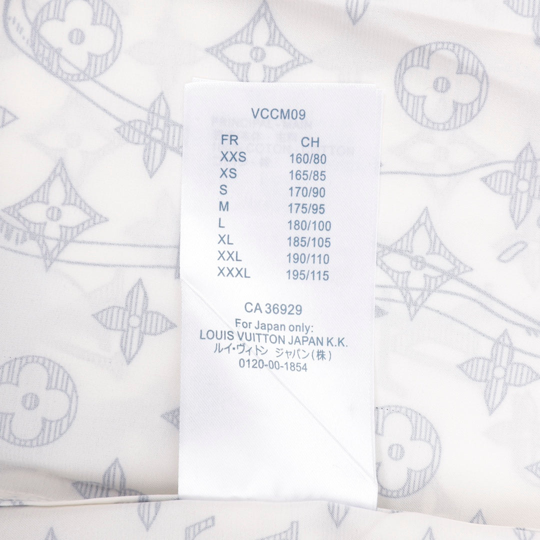 x Chapman Brothers Monogram Animal Print Silk Shirt