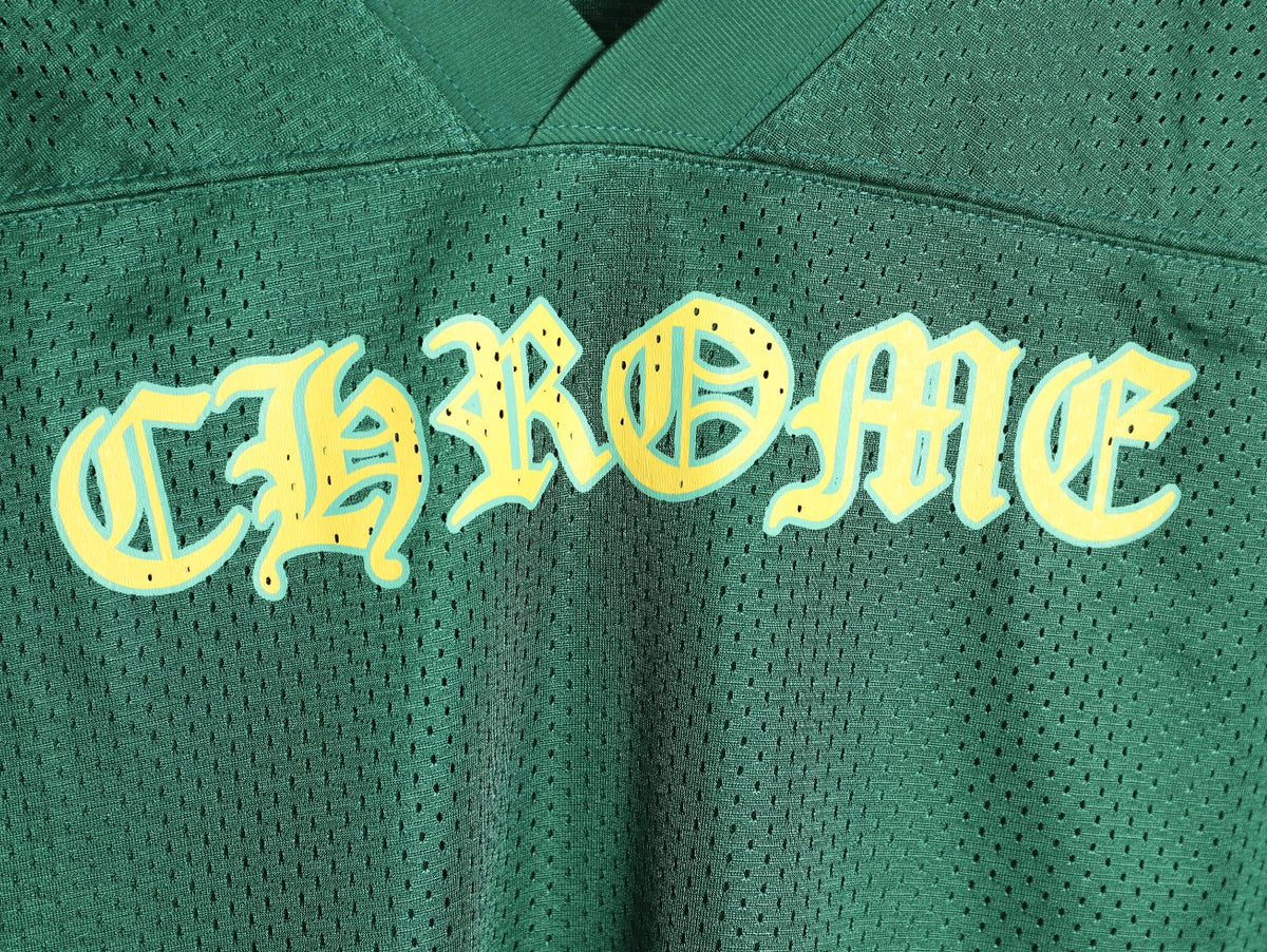 Sports Mesh Warm Up Jersey Green & Yellow