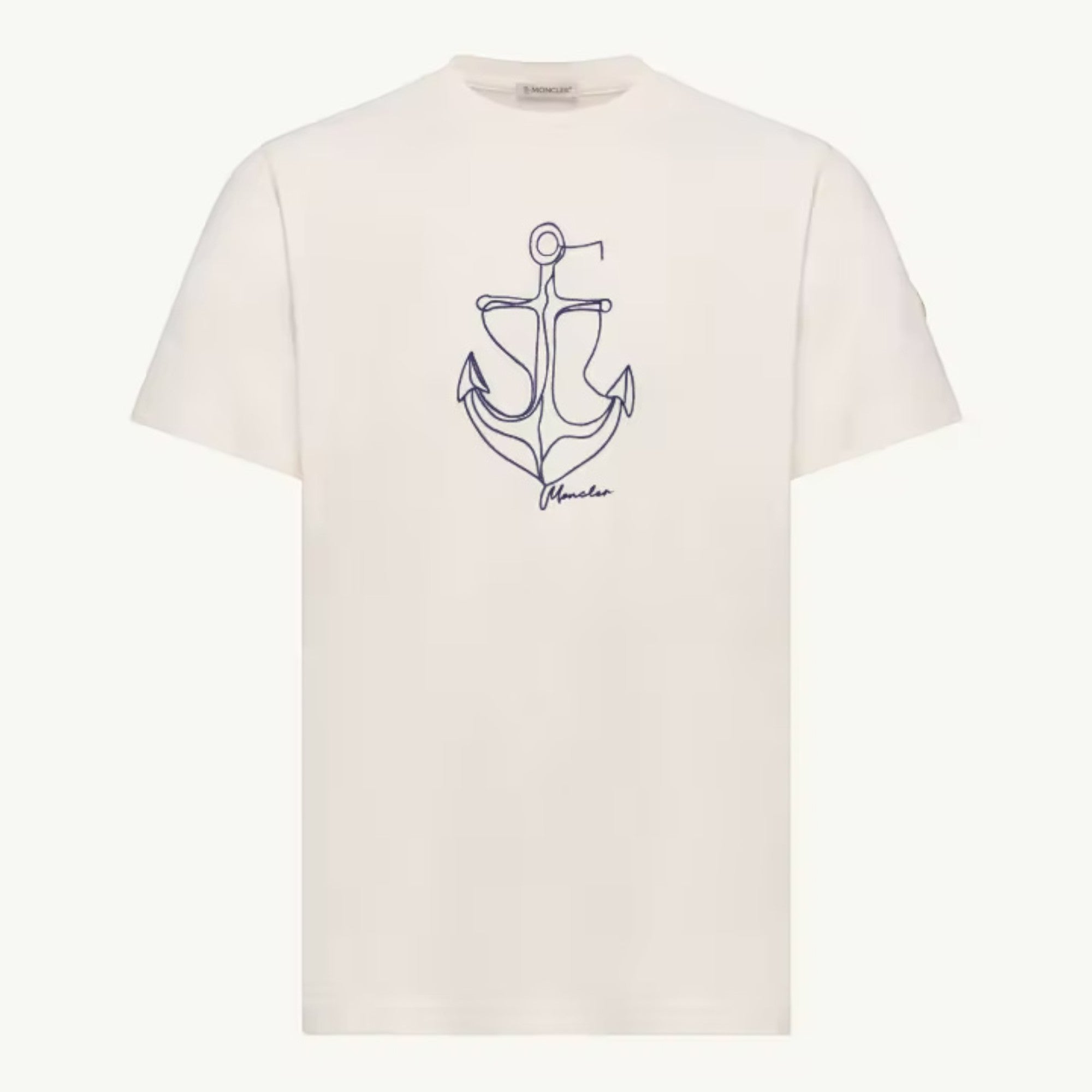 Embroidered Cotton T-Shirt White