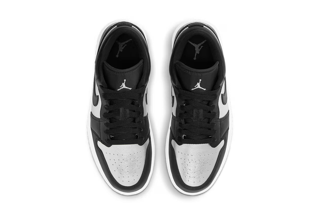 Air Jordan 1 Low SE Black Metallic Silver