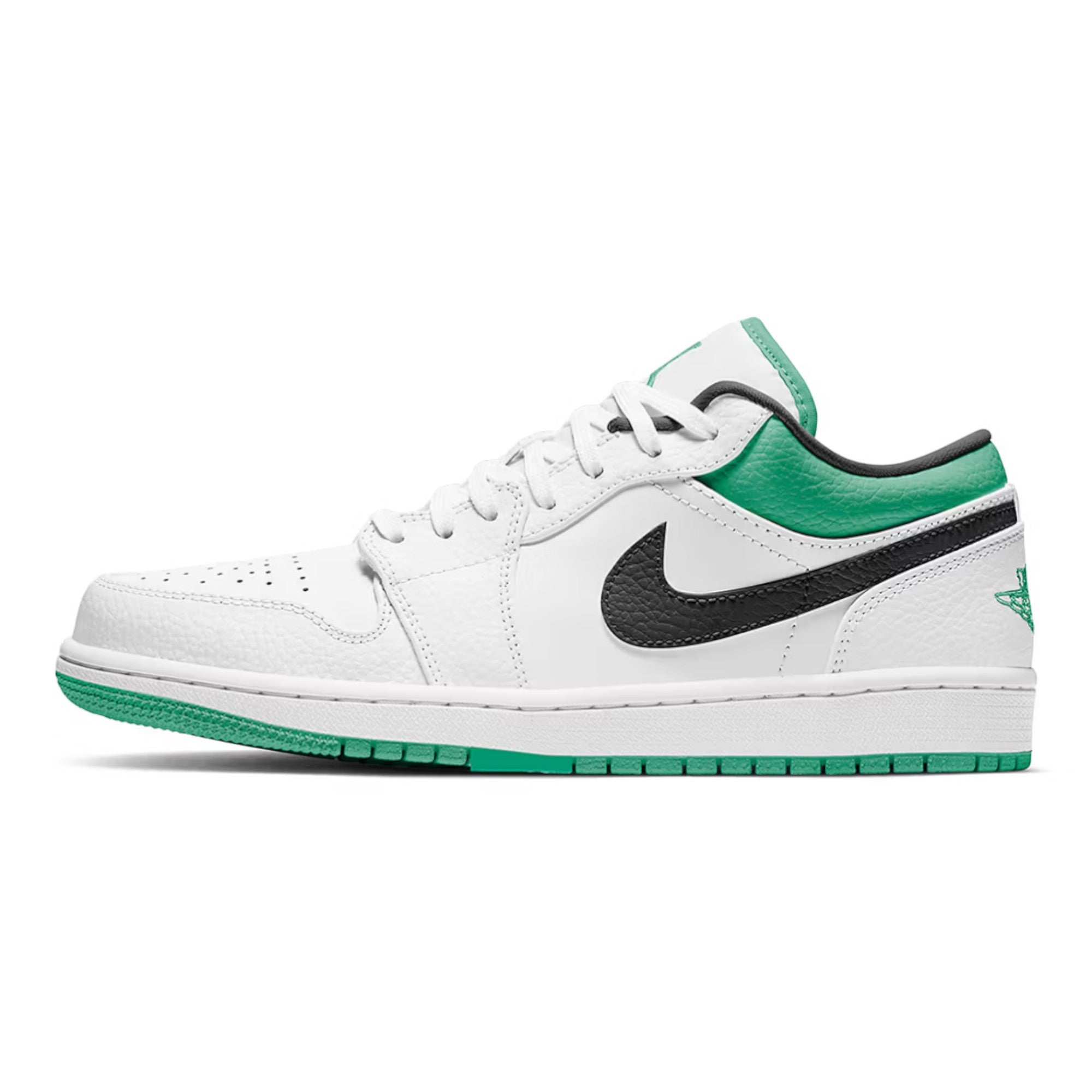Air Jordan 1 Low White Lucky Green