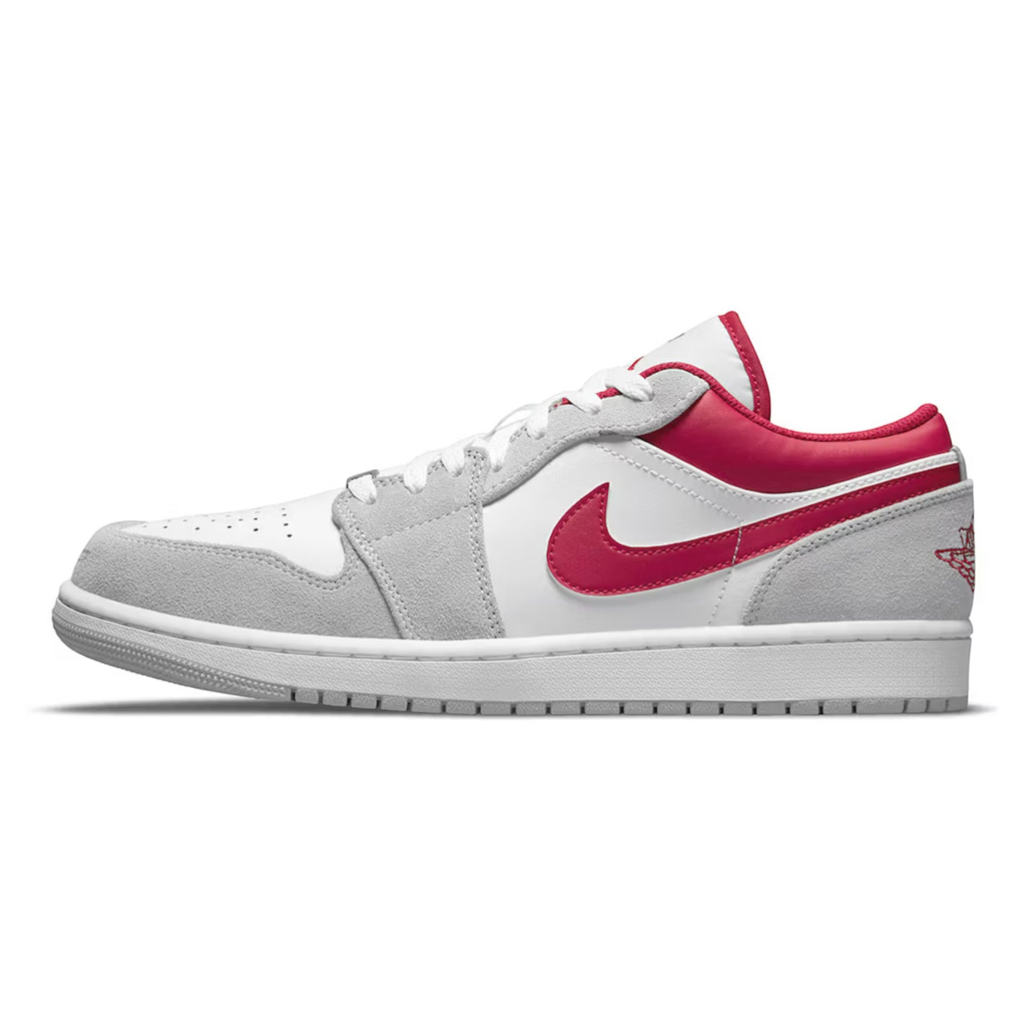 Air Jordan 1 Low SE Light Smoke Grey Gym Red