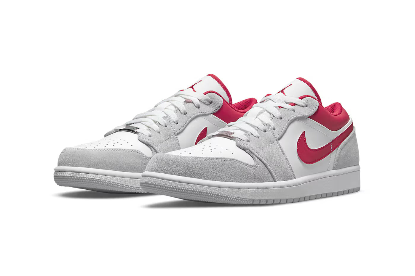 Air Jordan 1 Low SE Light Smoke Grey Gym Red