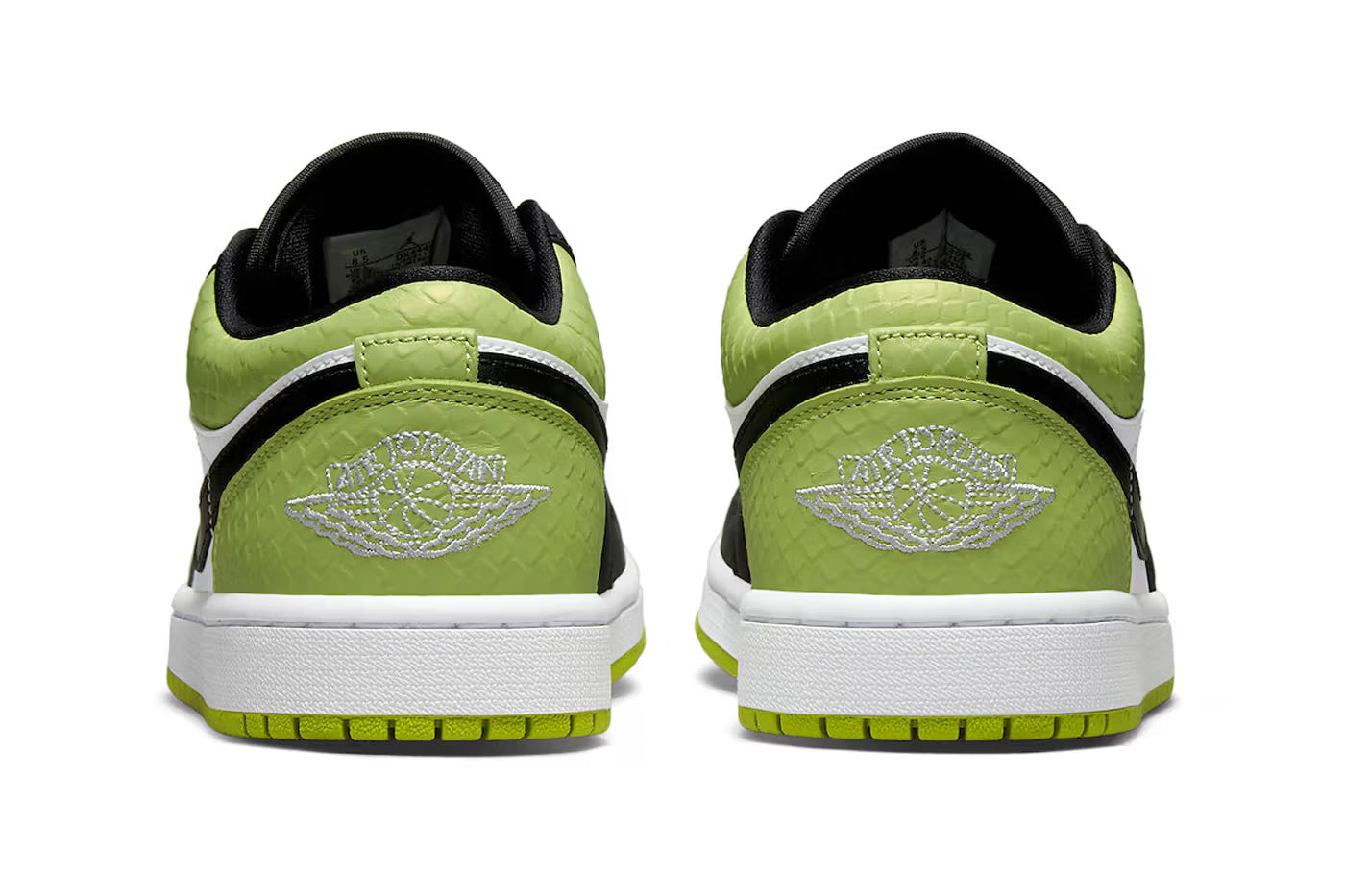 Air Jordan 1 Low SE Vivid Green Snakeskin