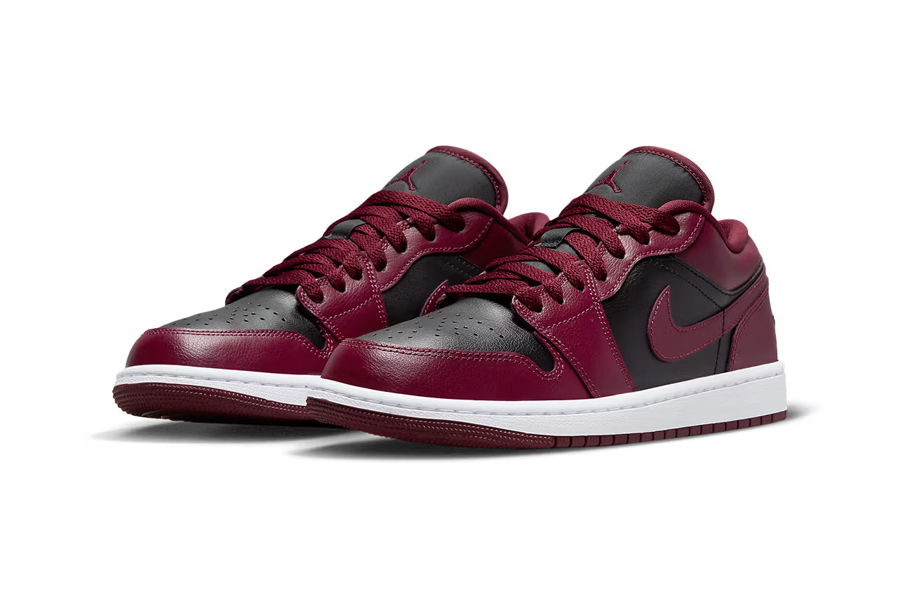 Air Jordan 1 Low Maroon Black