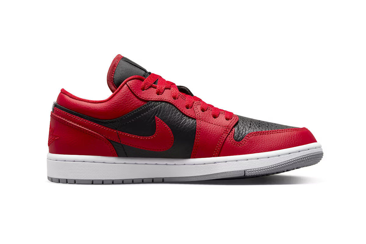 Air Jordan 1 Low SE Split Gym Red Cement Grey