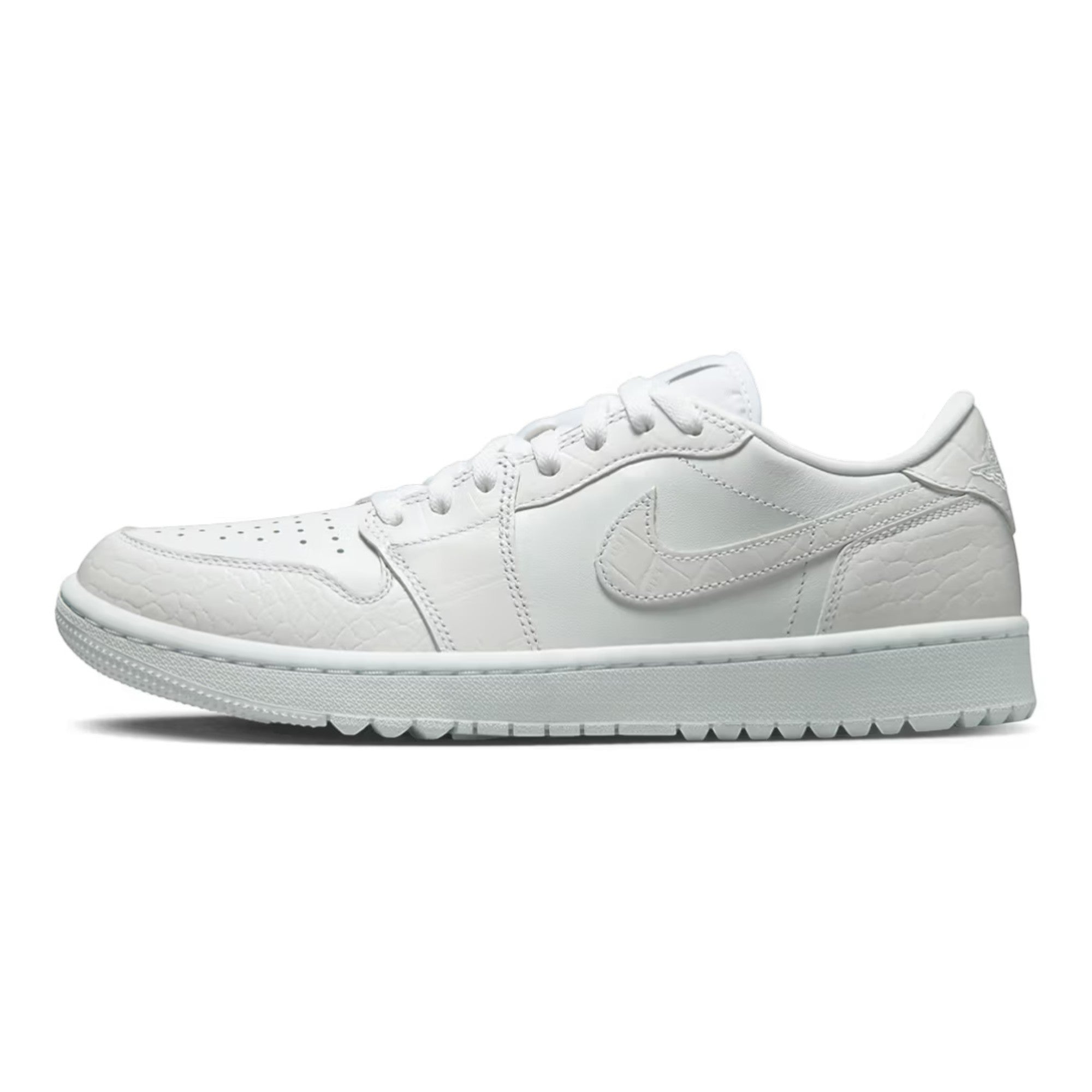 Air Jordan 1 Low Golf “Crocodile Skin” White