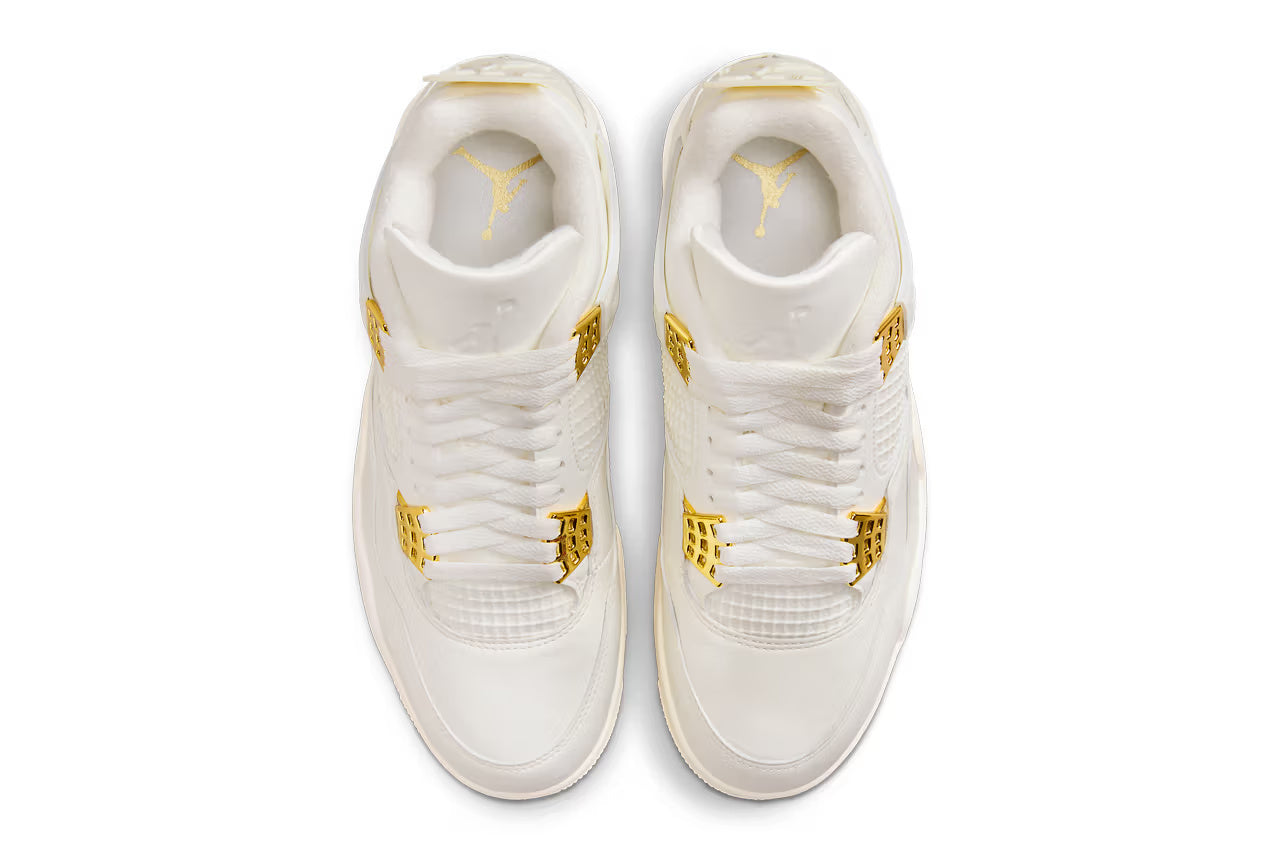 Air Jordan 4 Retro Sail Metallic Gold