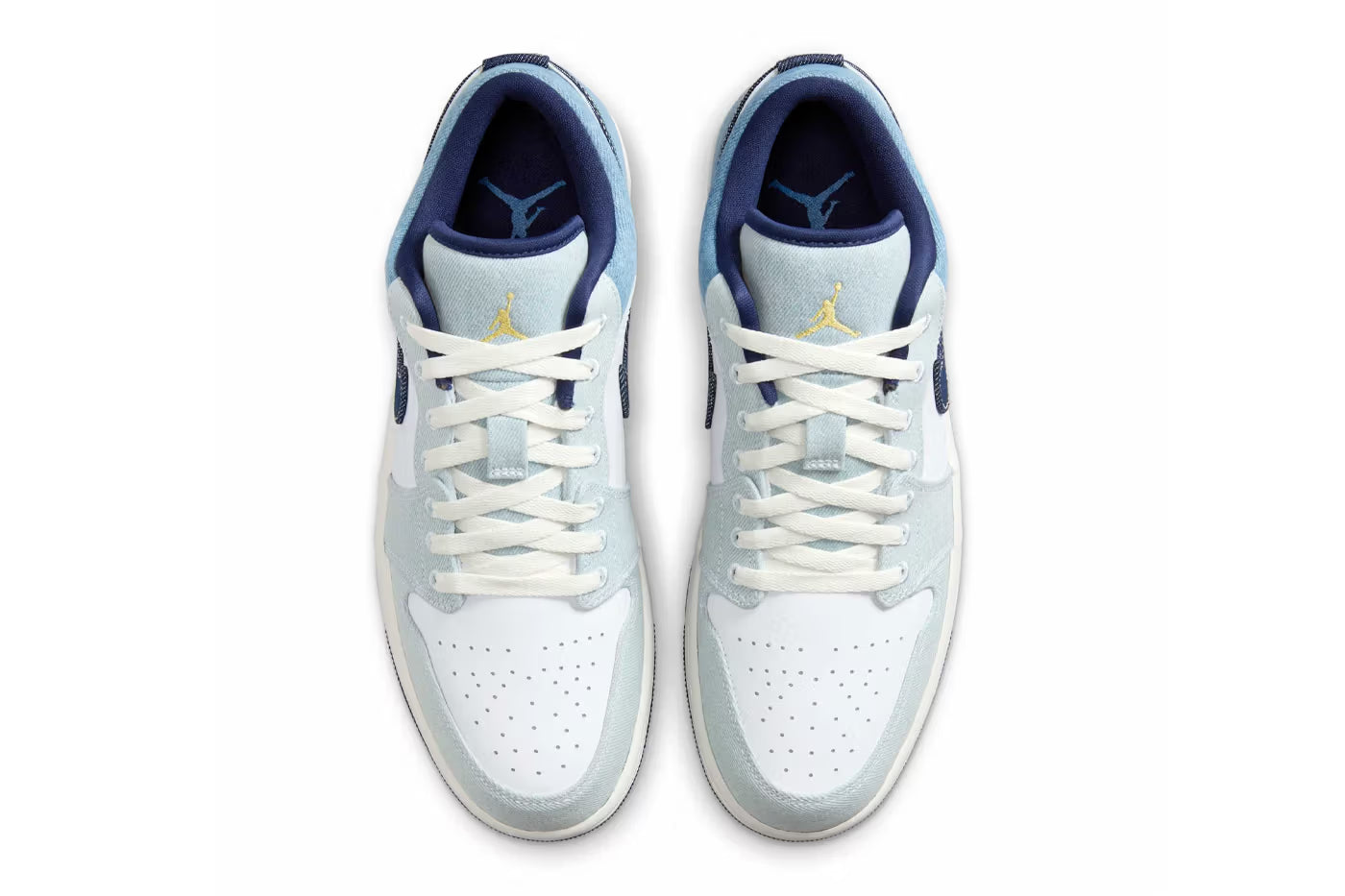 Air Jordan 1 Low Denim White Sail Star Blue
