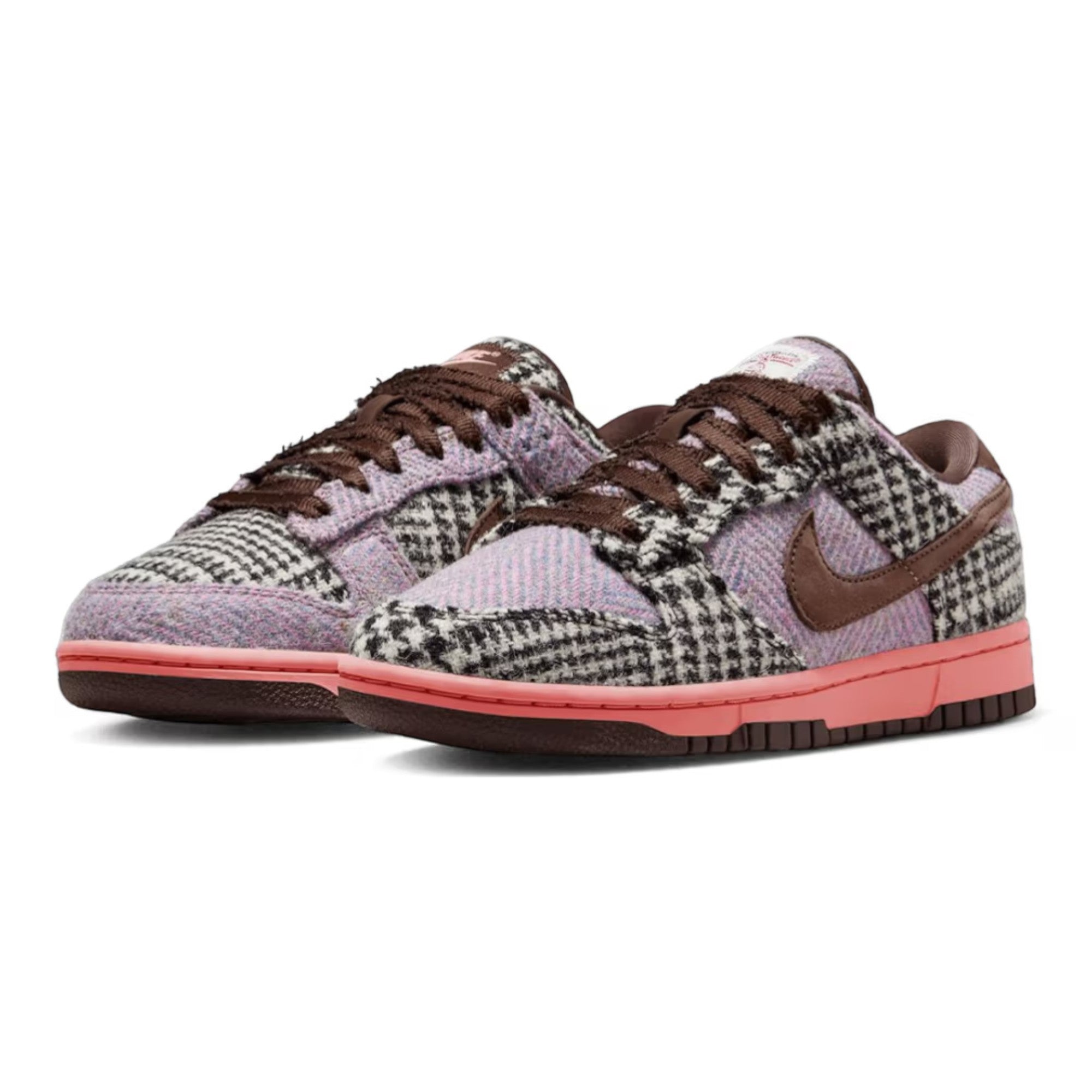 Harris Tweed x Nike Dunk Low Pink