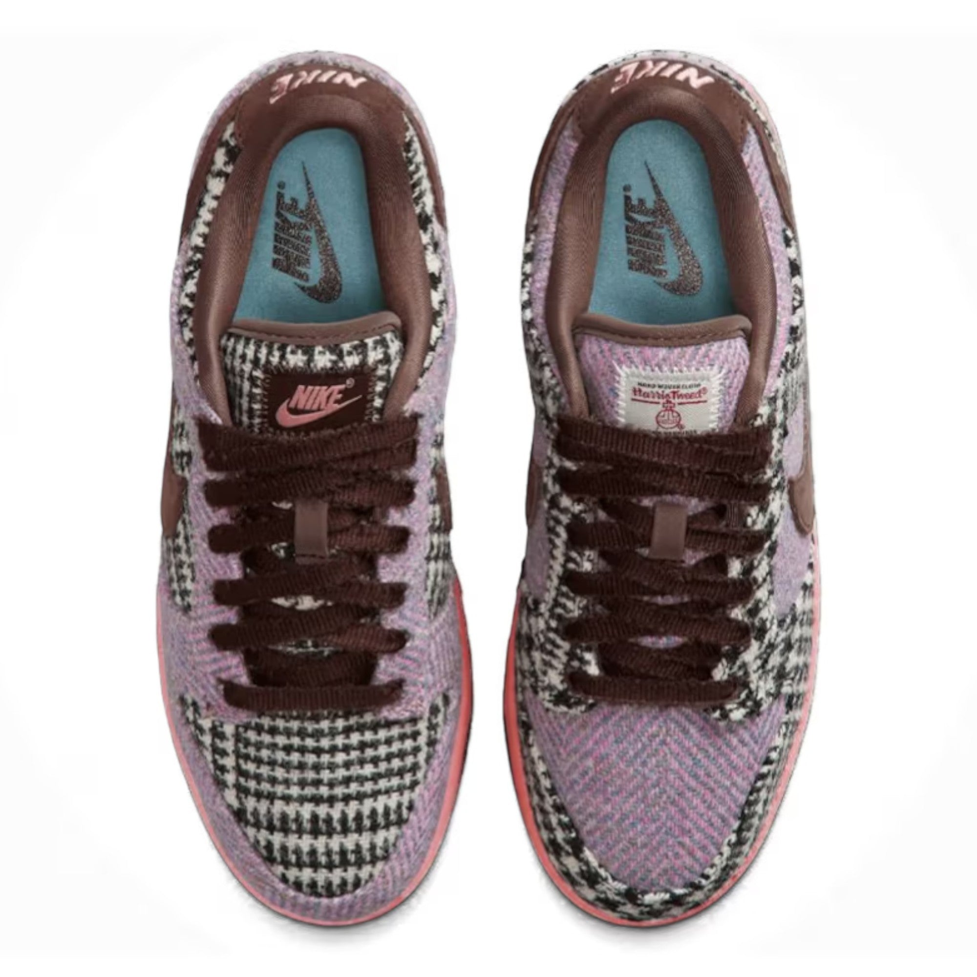 Harris Tweed x Nike Dunk Low Pink