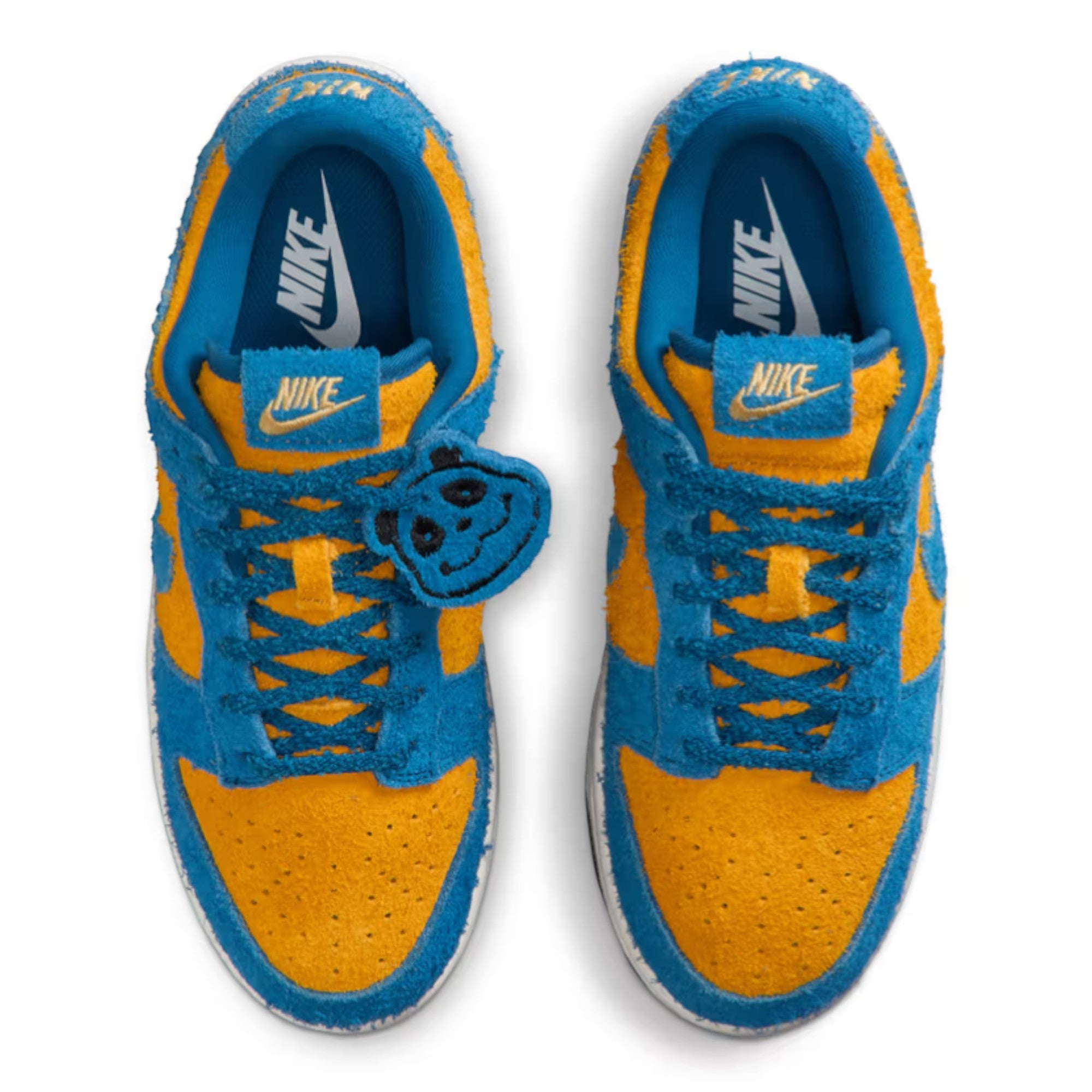Nike Dunk Low Panda Blue Gold