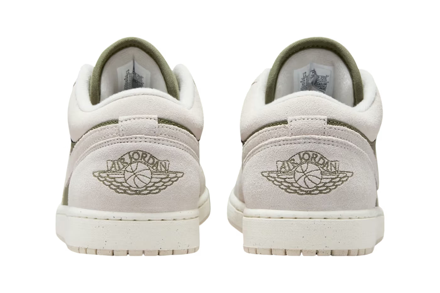 Air Jordan 1 Low Medium Olive Sail