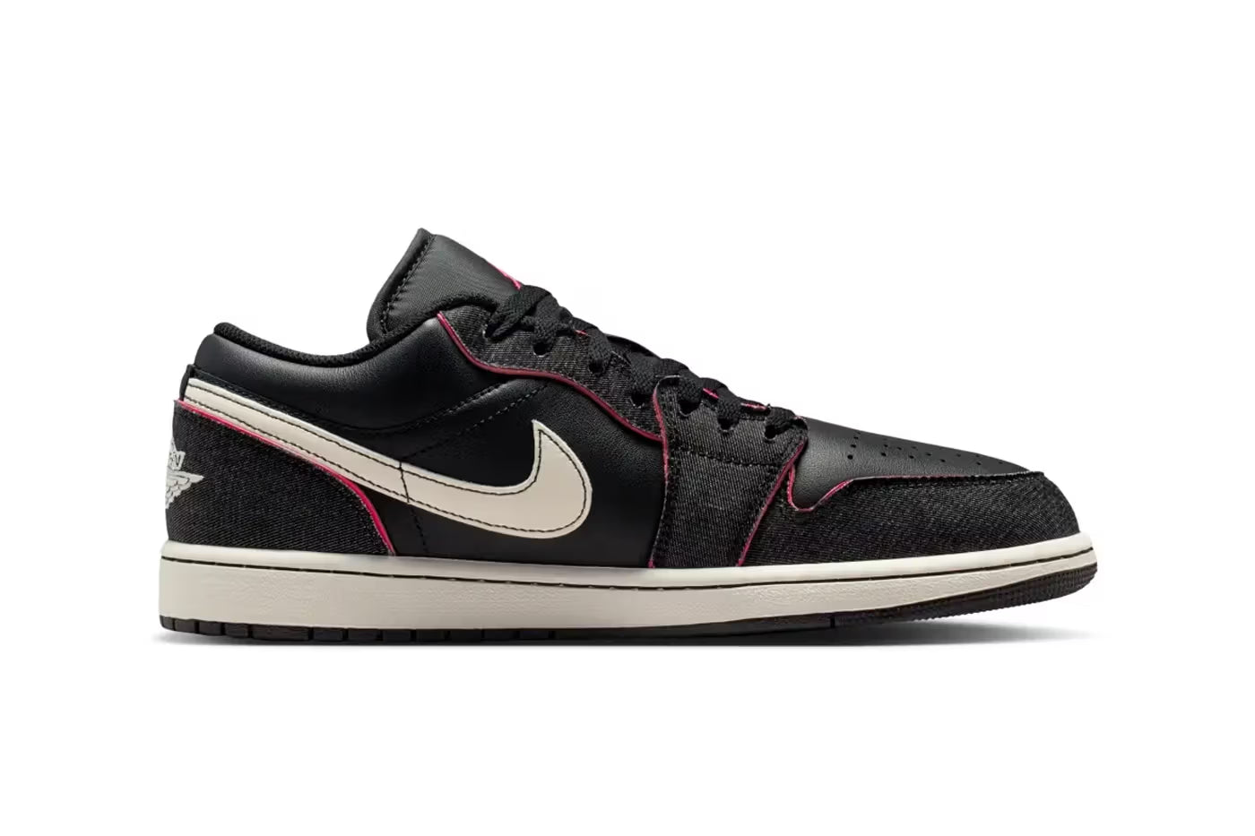 Air Jordan 1 Low Black Denim