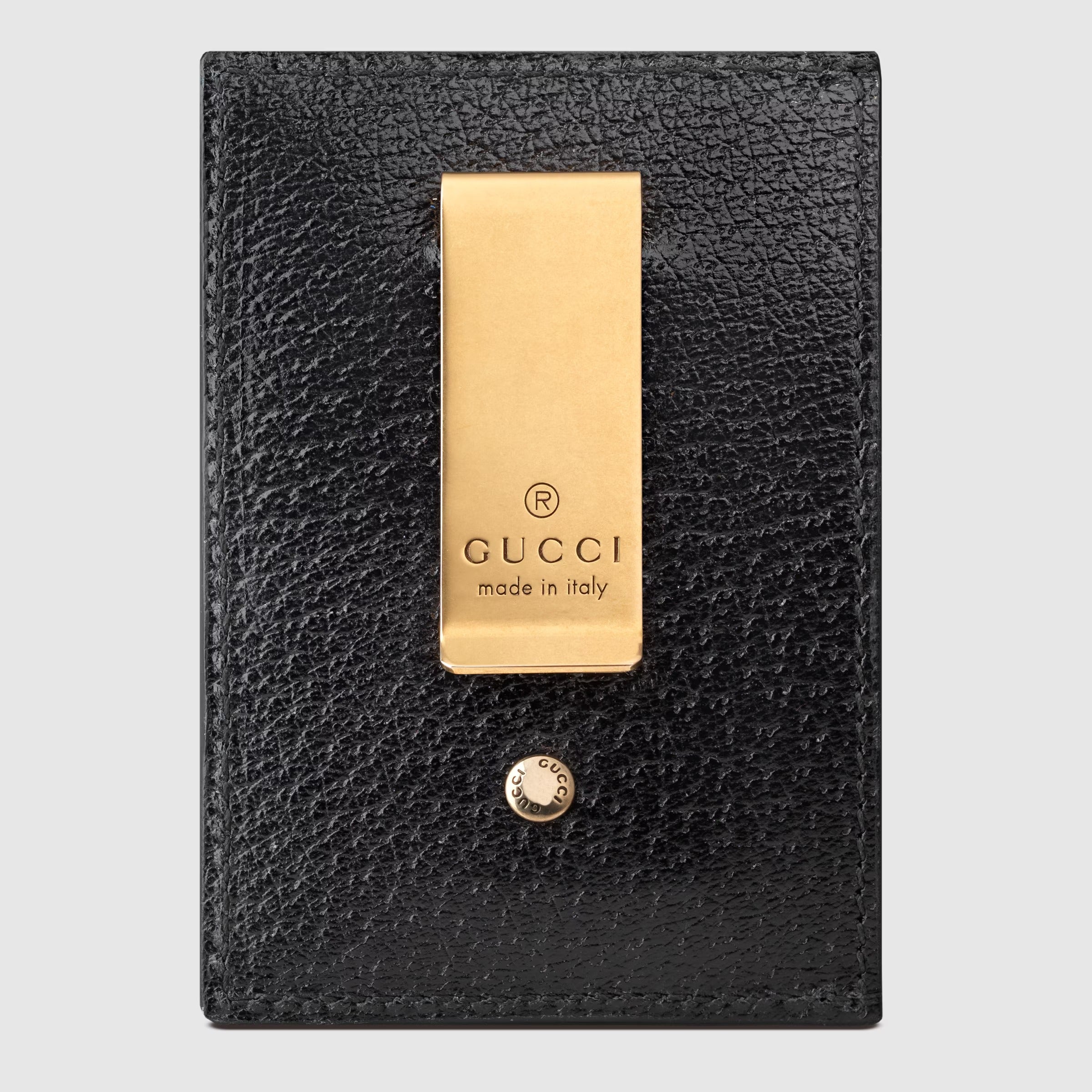 Gucci GG Marmont Money Clip Black Leather