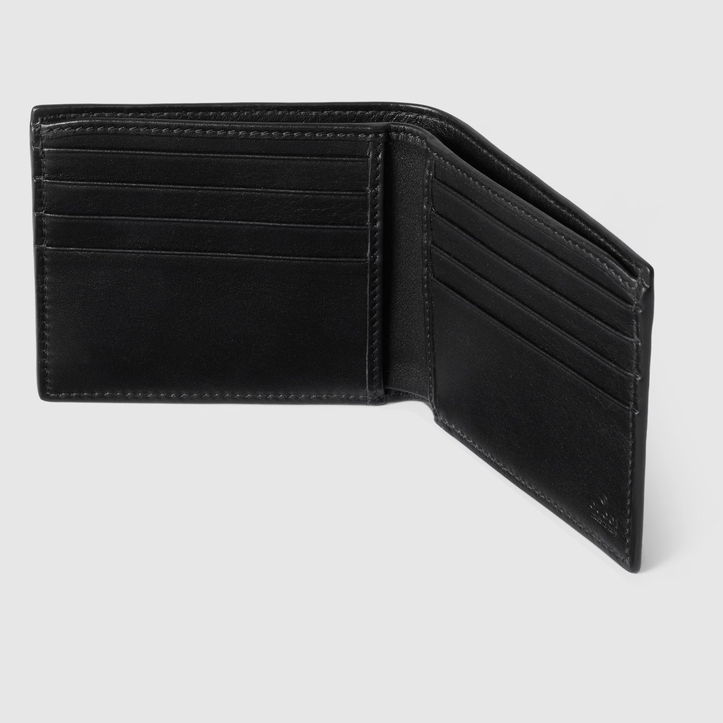 Gucci GG Marmont Bi-Fold Wallet Black Soft Leather