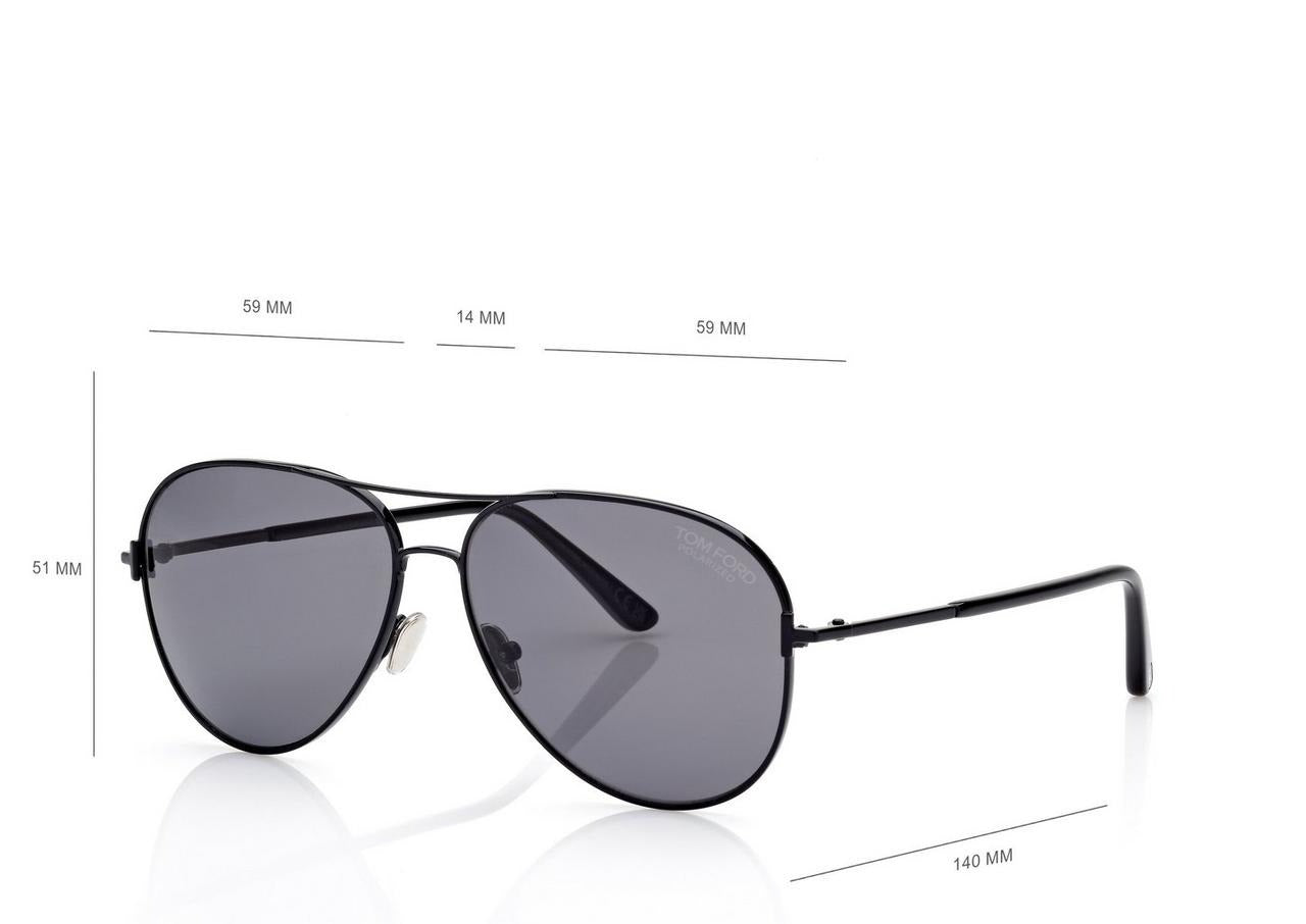 Clark Polarized Sunglasses Black