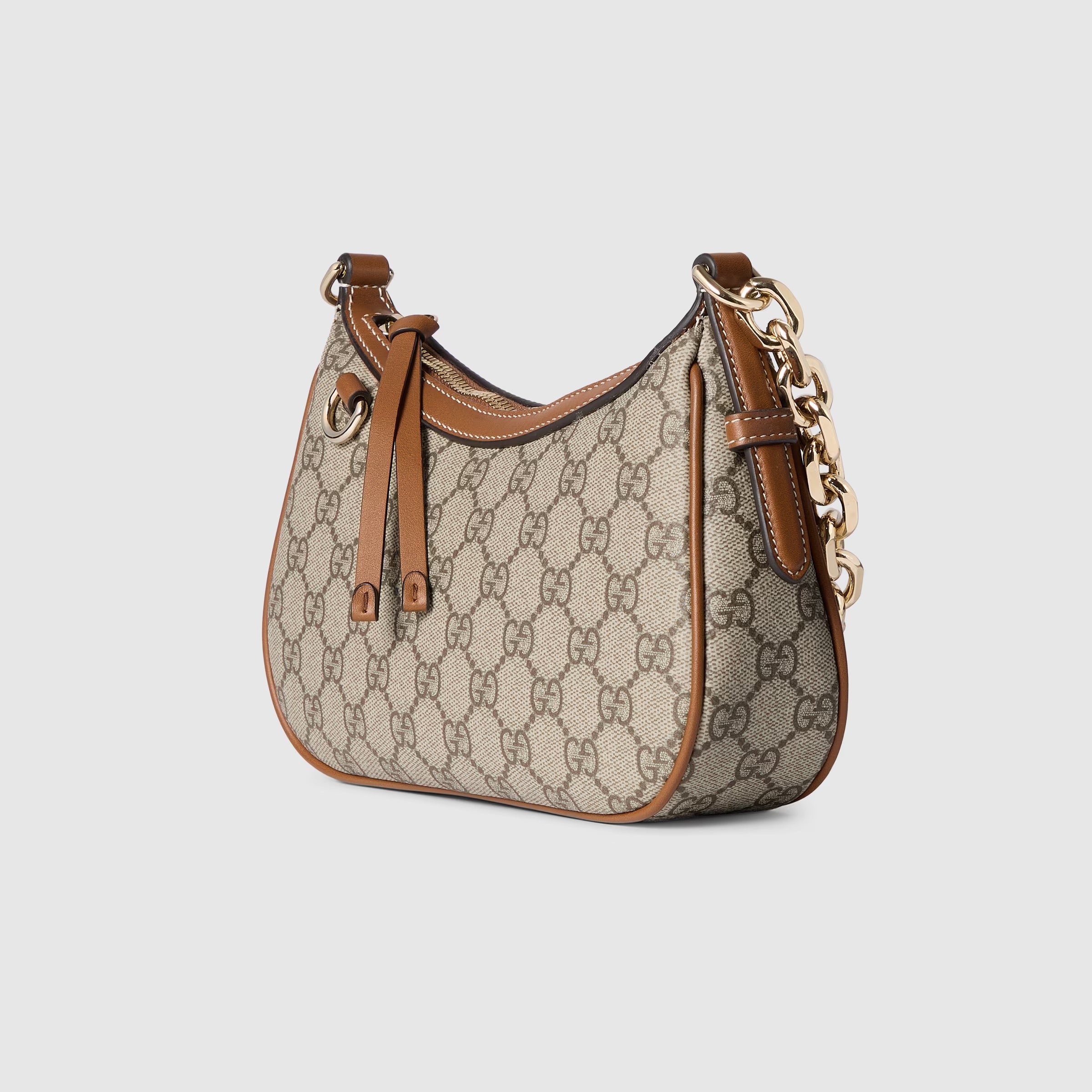 Emblem Small Beige Dark Brown