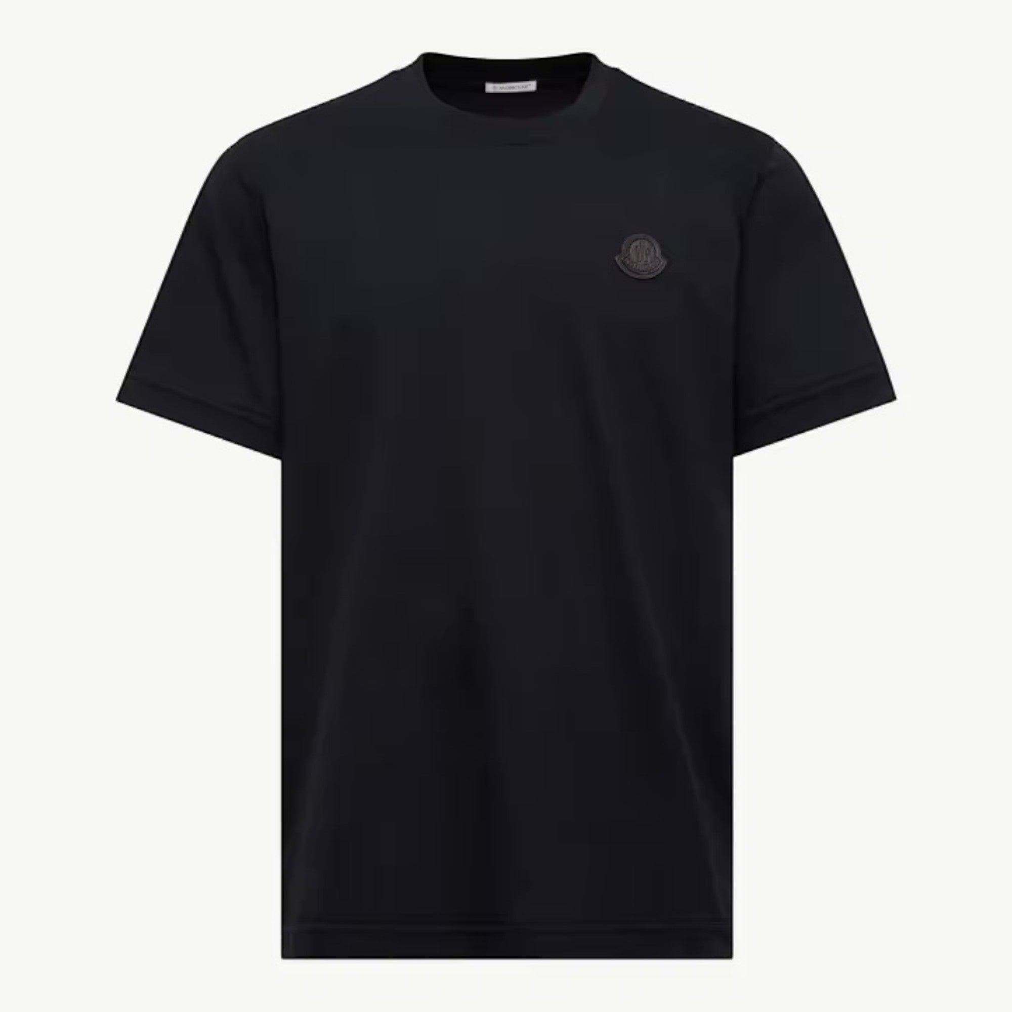 Logo Patch Cotton T-Shirt Navy Blue