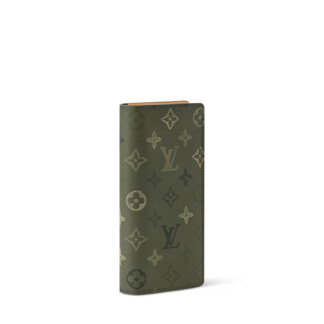 Louis Vuitton Brazza Wallet Monogram Olive Canvas