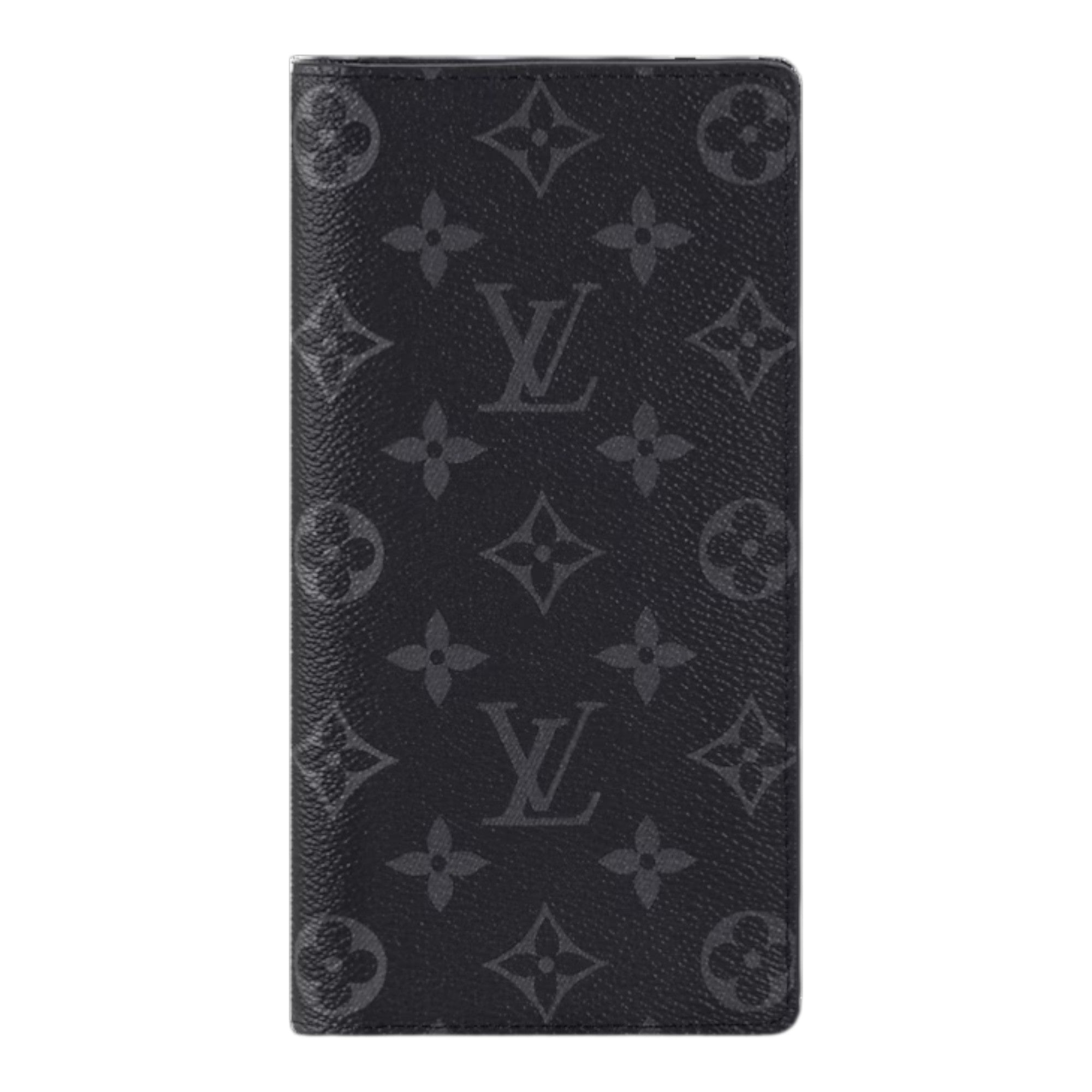 Louis Vuitton Brazza Wallet Monogram Eclipse Canvas