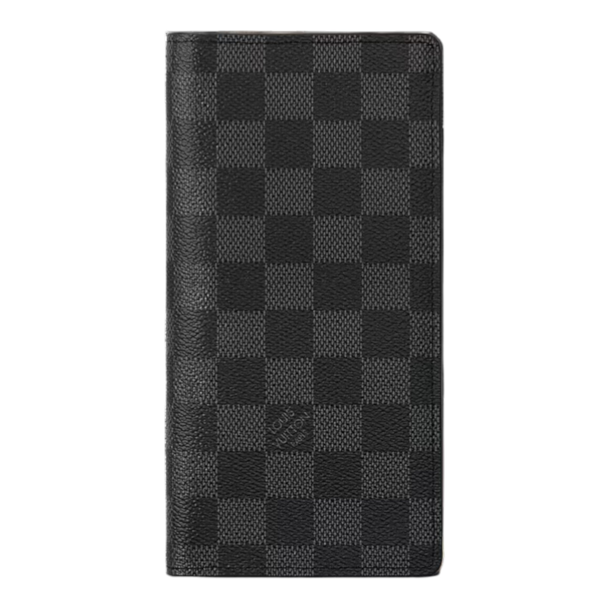 Louis Vuitton Brazza Wallet Damier Graphite Canvas