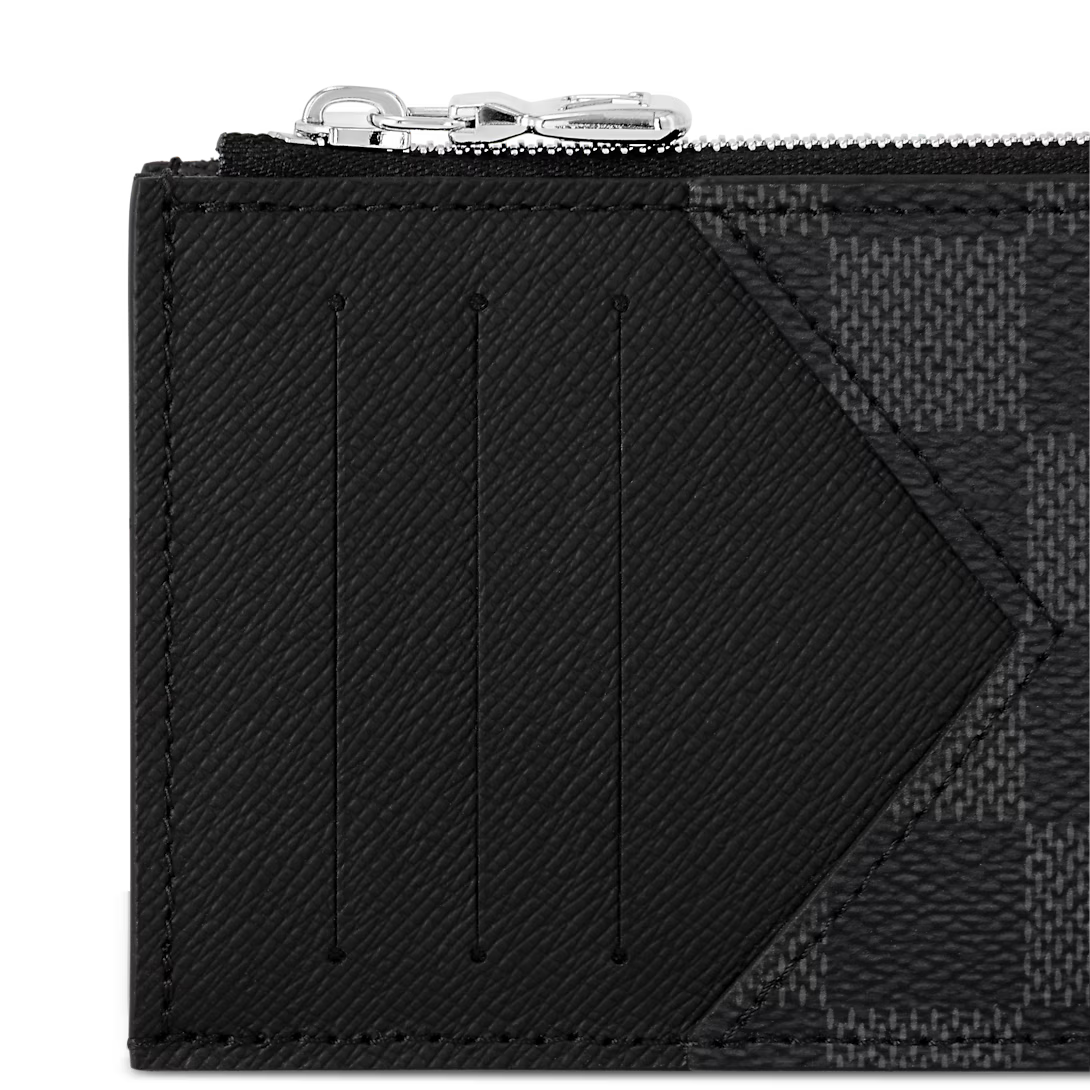 Louis Vuitton Coin Card Holder Damier Graphite Canvas