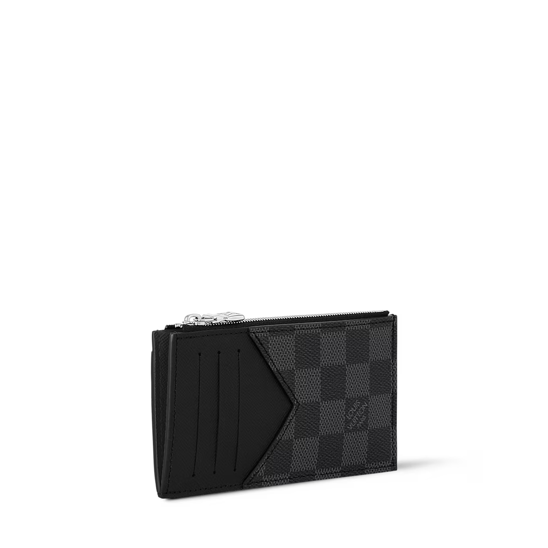 Louis Vuitton Coin Card Holder Damier Graphite Canvas