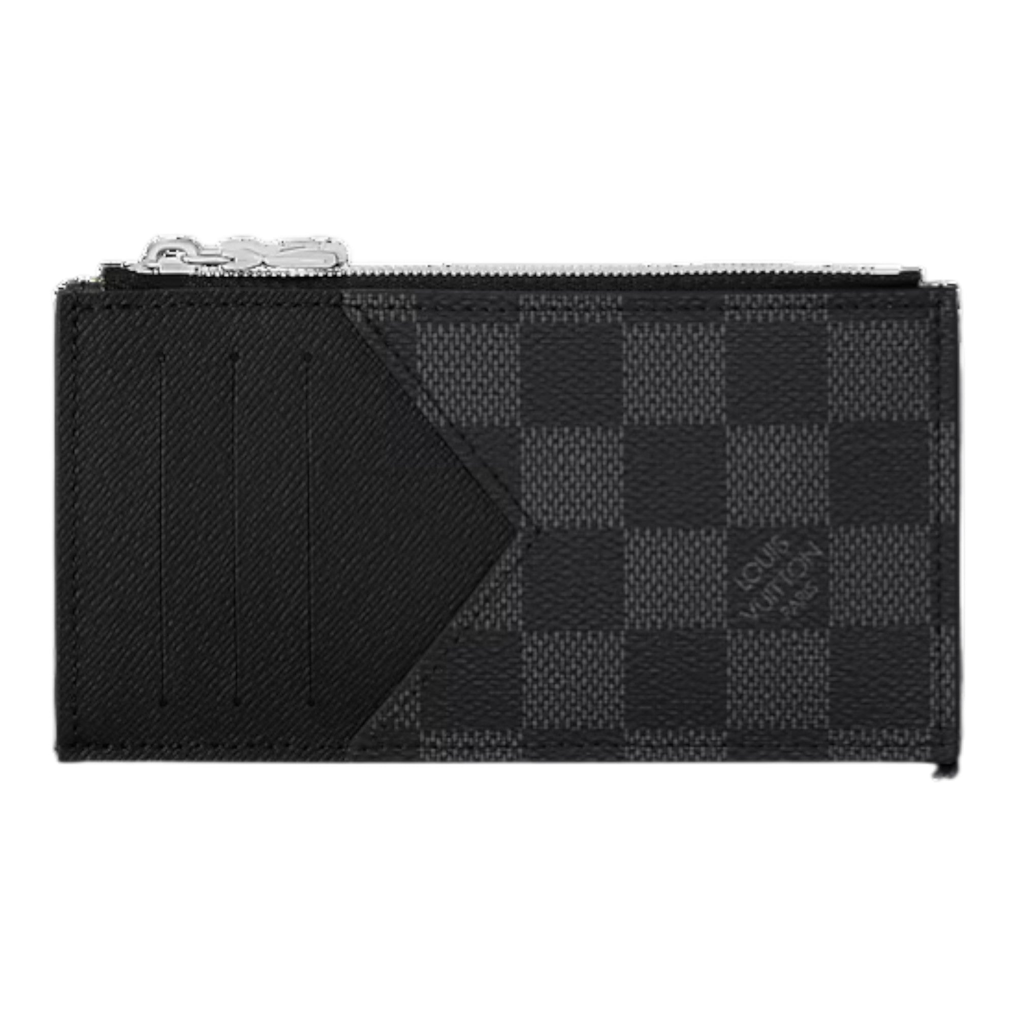 Louis Vuitton Coin Card Holder Damier Graphite Canvas