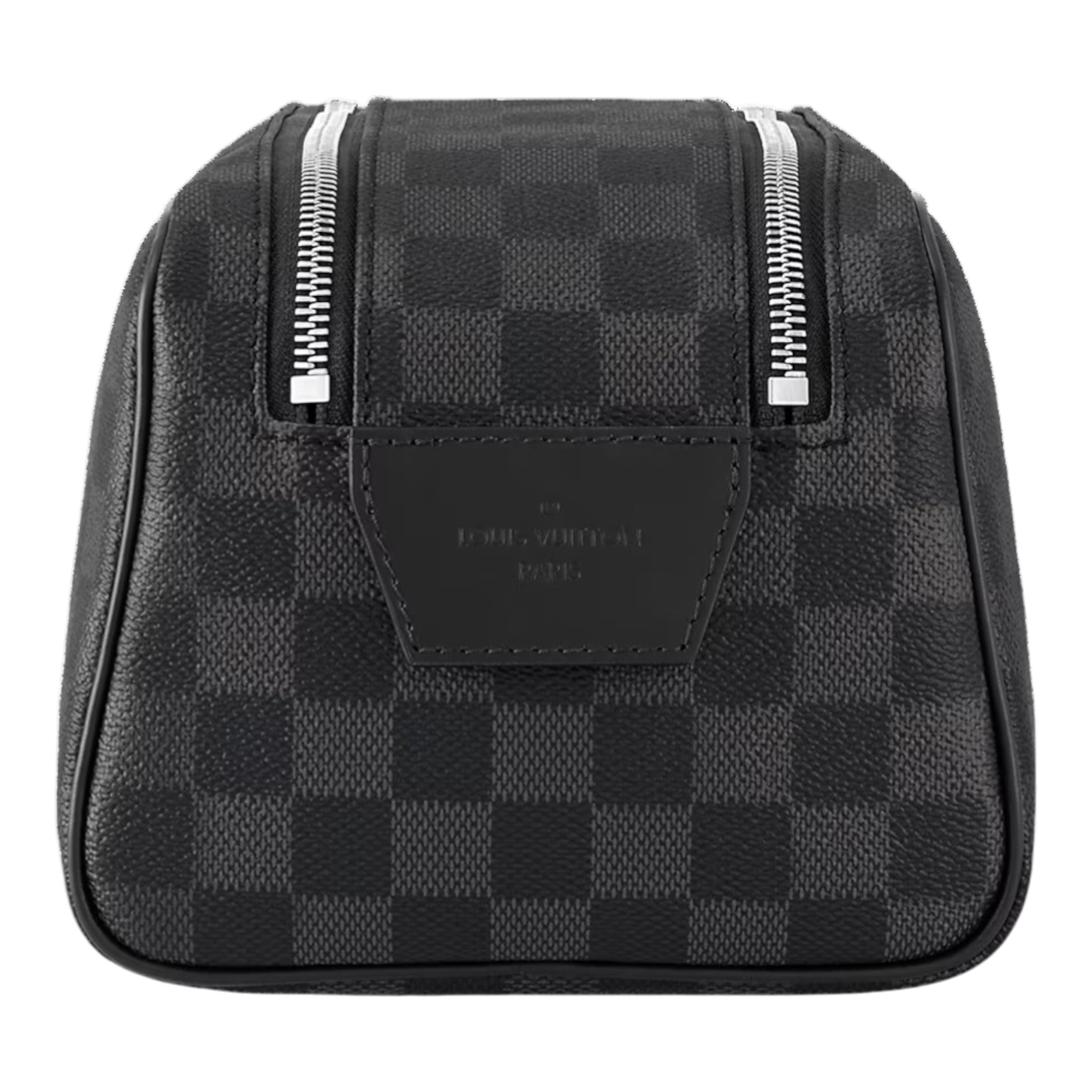 Dopp Kit Toilet Pouch Damier Graphite Canvas