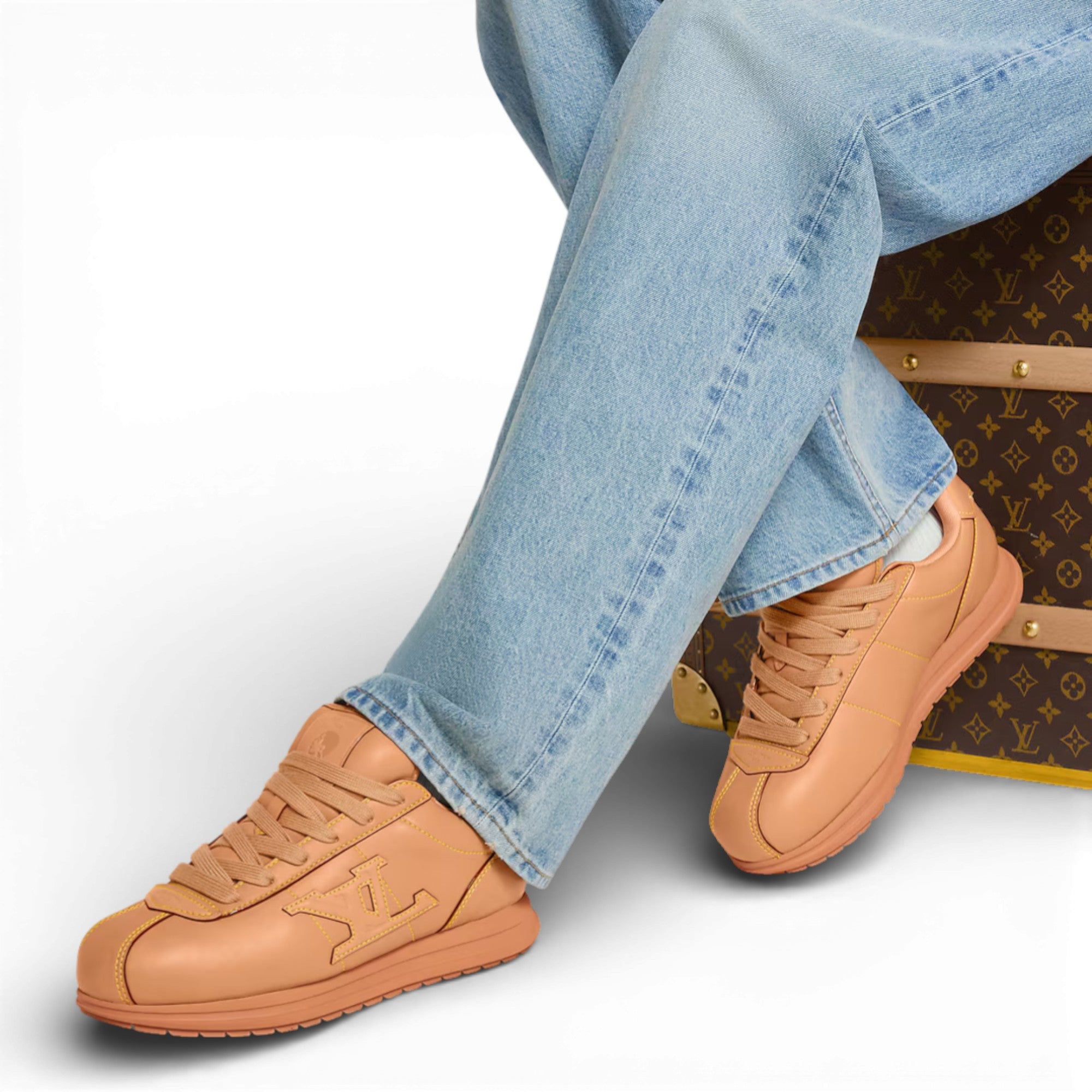 LV Buttersoft Sneaker Beige