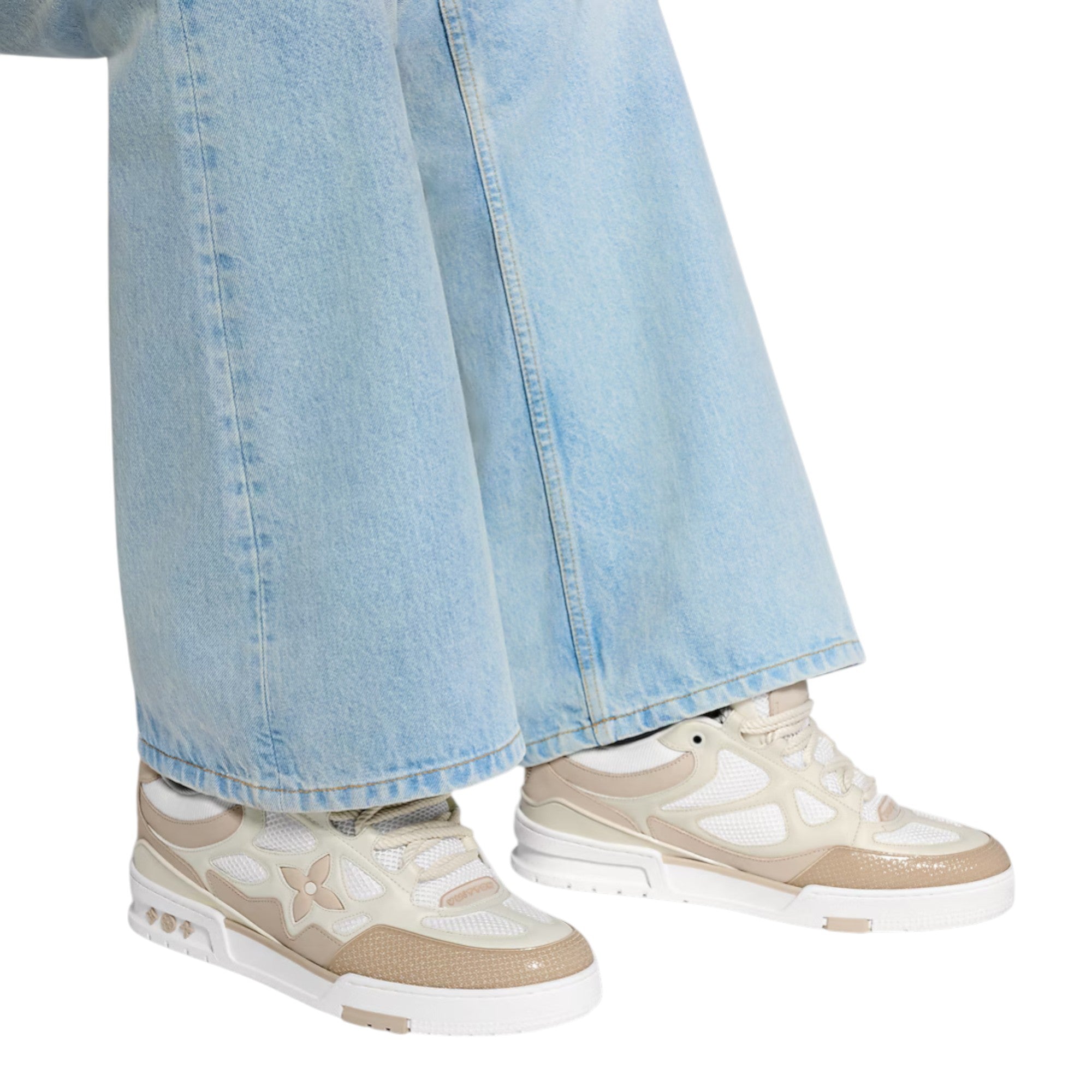 LV Skate Sneaker Beige