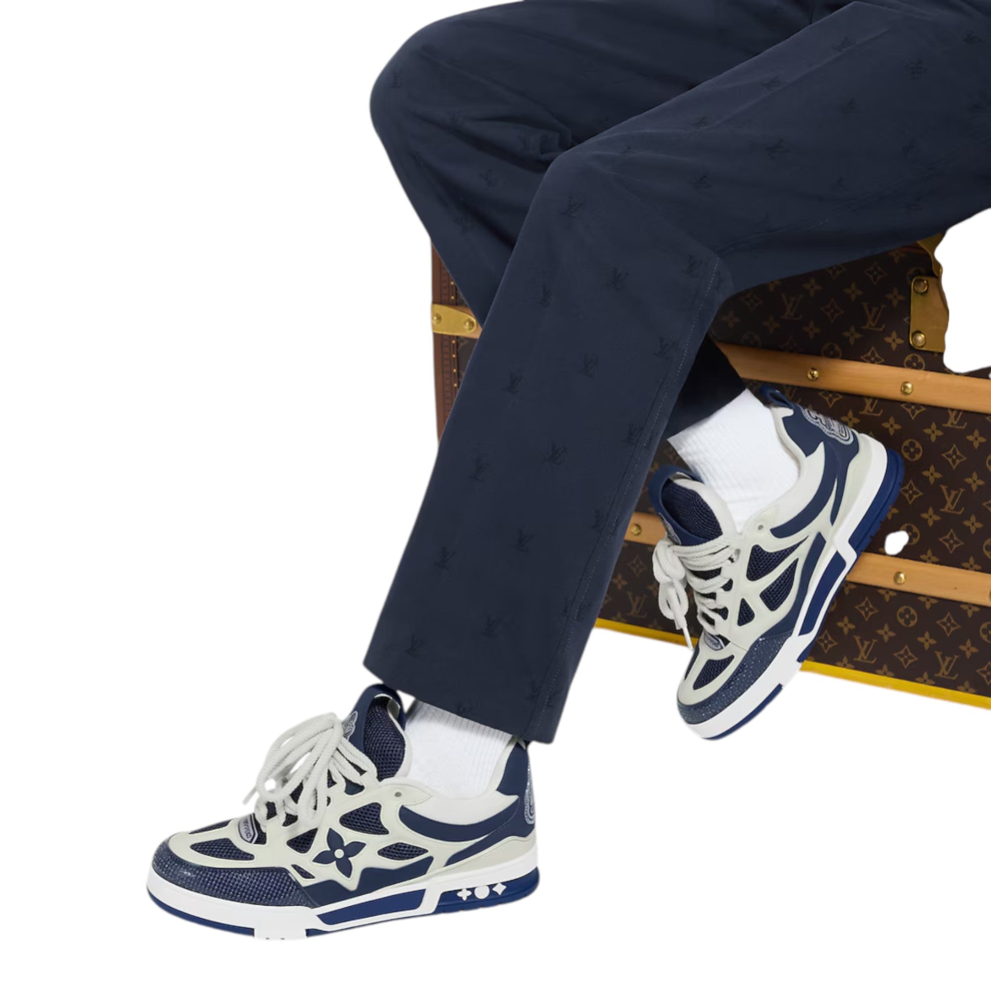 LV Skate Sneaker Marine
