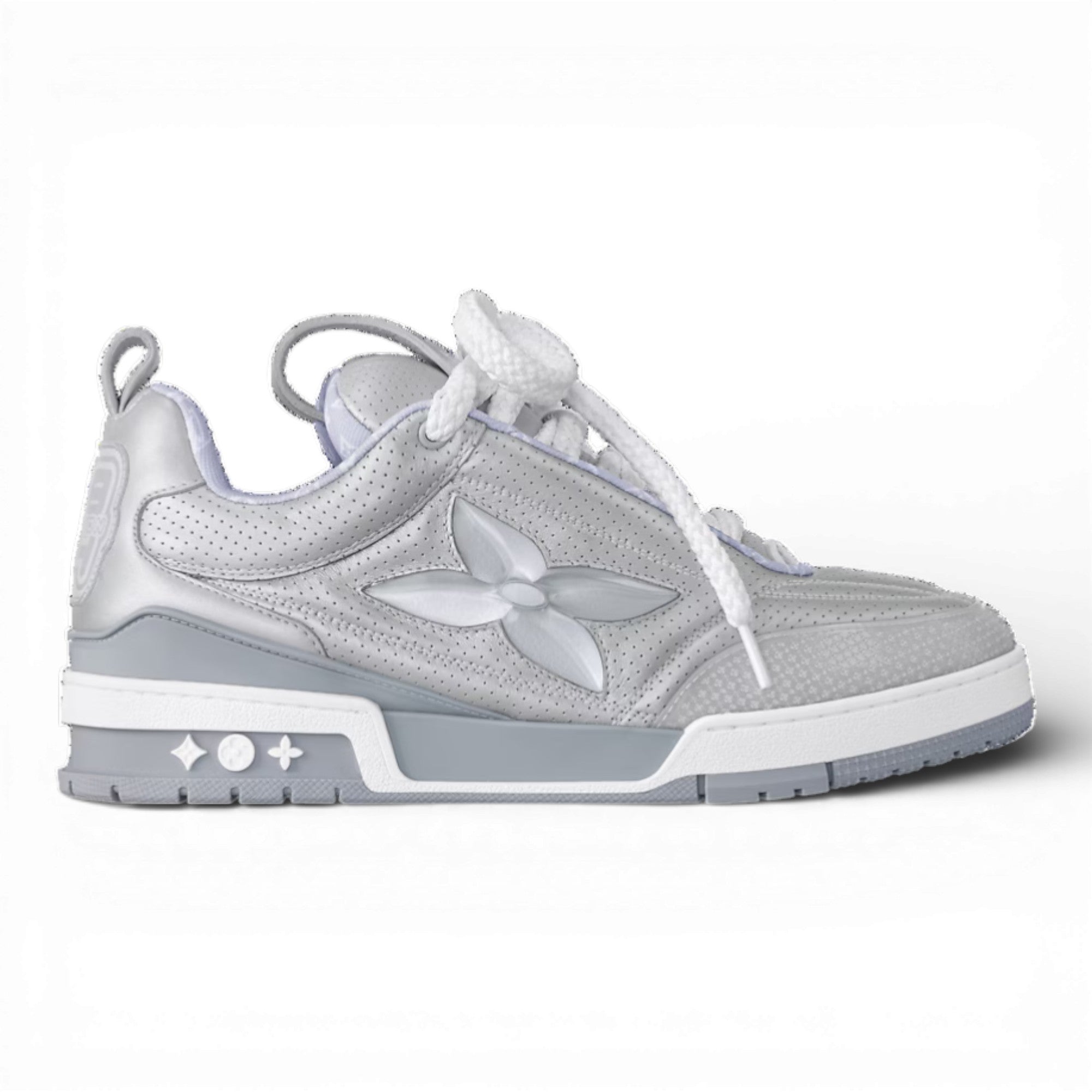 LV Skate Sneaker Silver