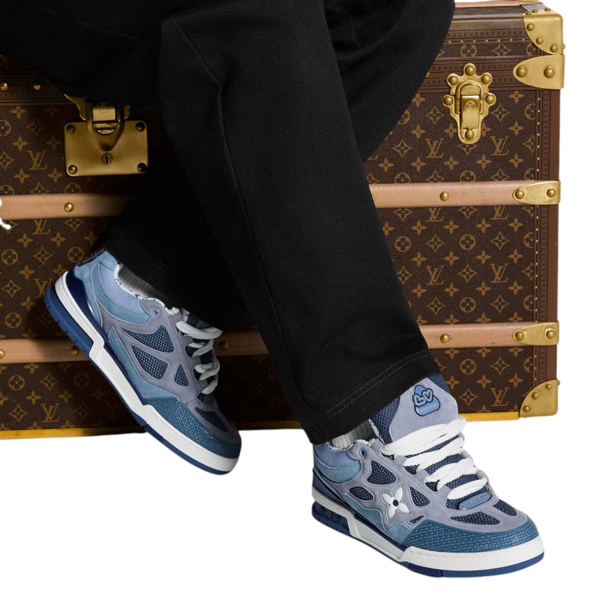 LV Skate Sneaker Blue