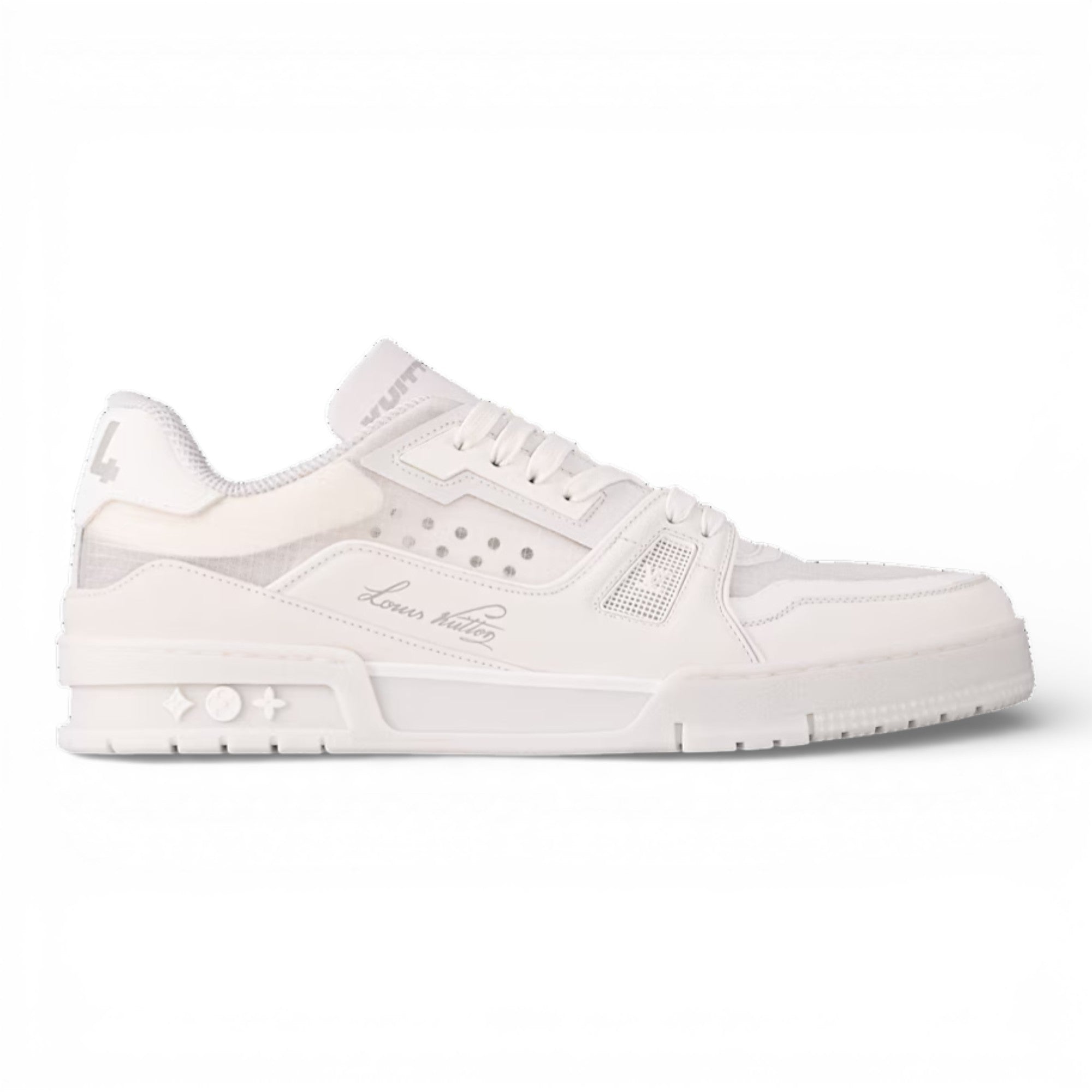LV Trainer Sneaker White