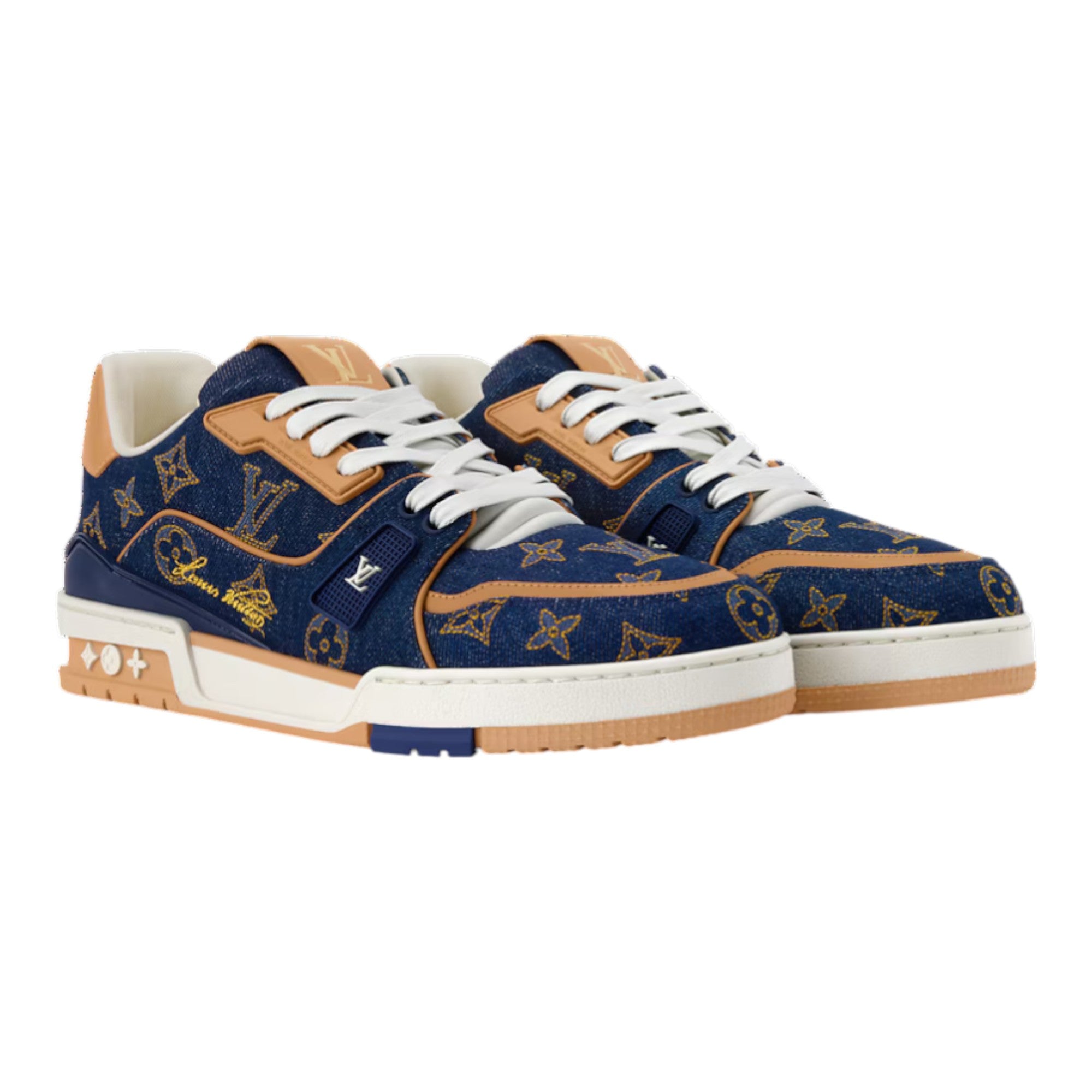 LV Trainer Sneaker Blue