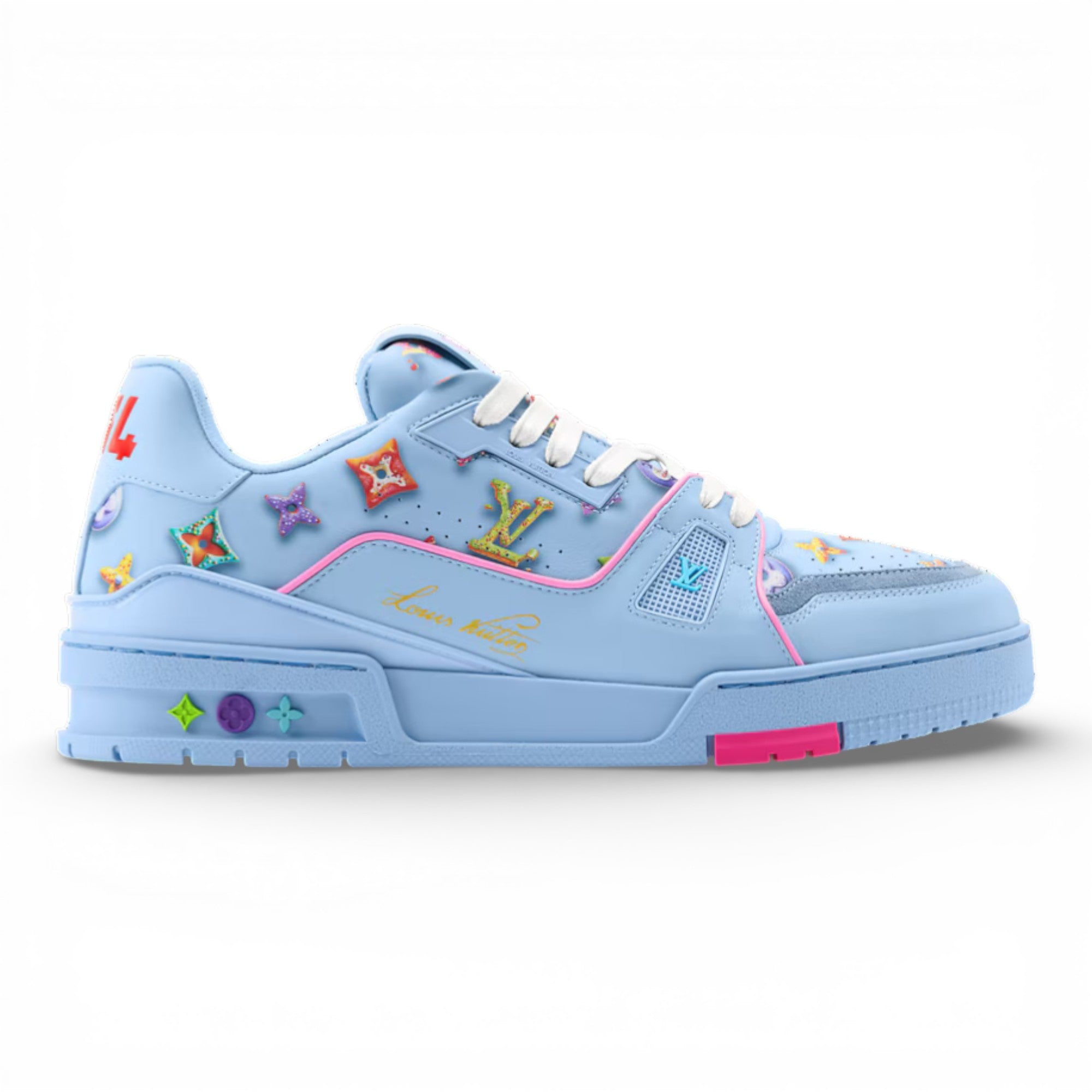 LV Trainer Sneaker Blue